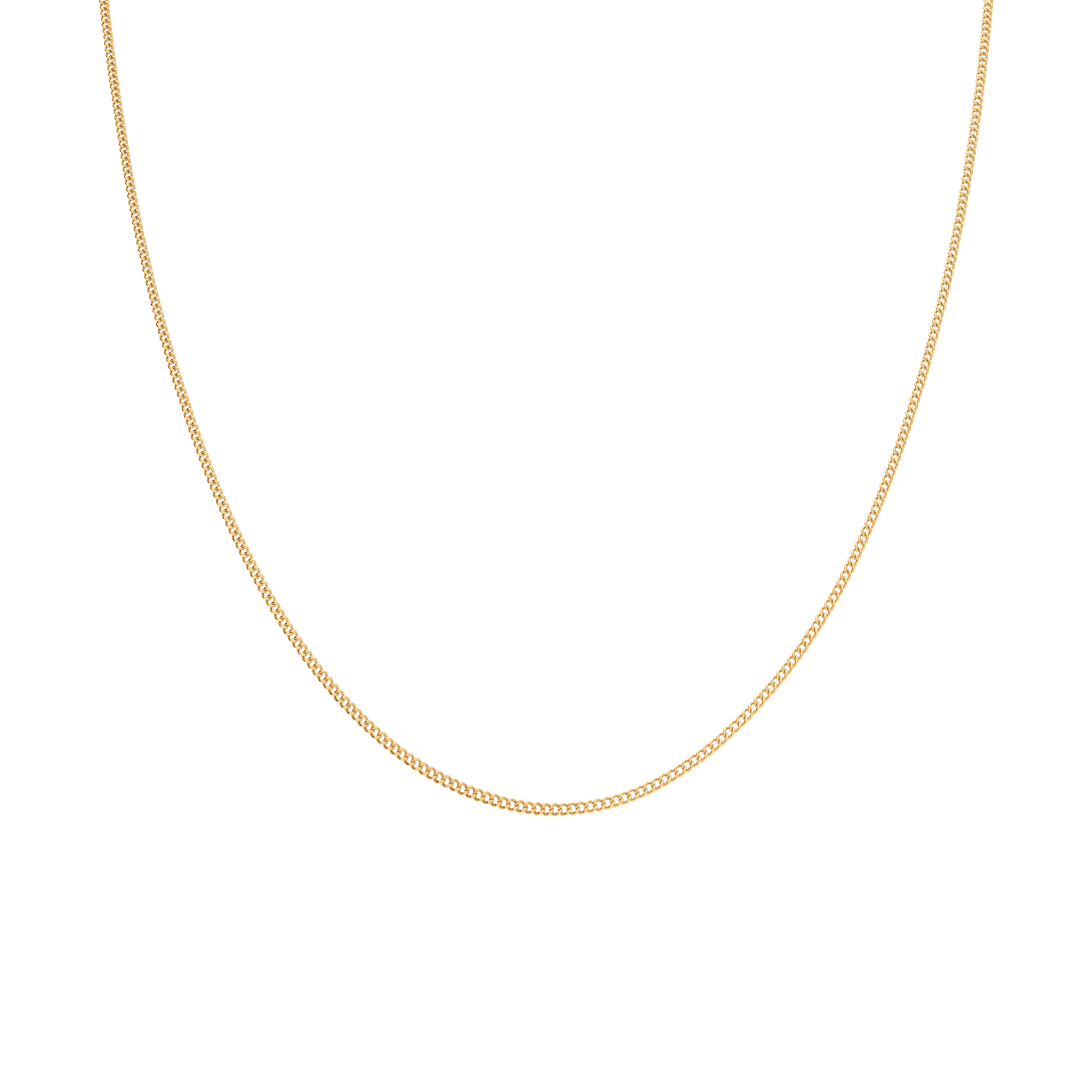 Curb chain 46.5cm 18K gold