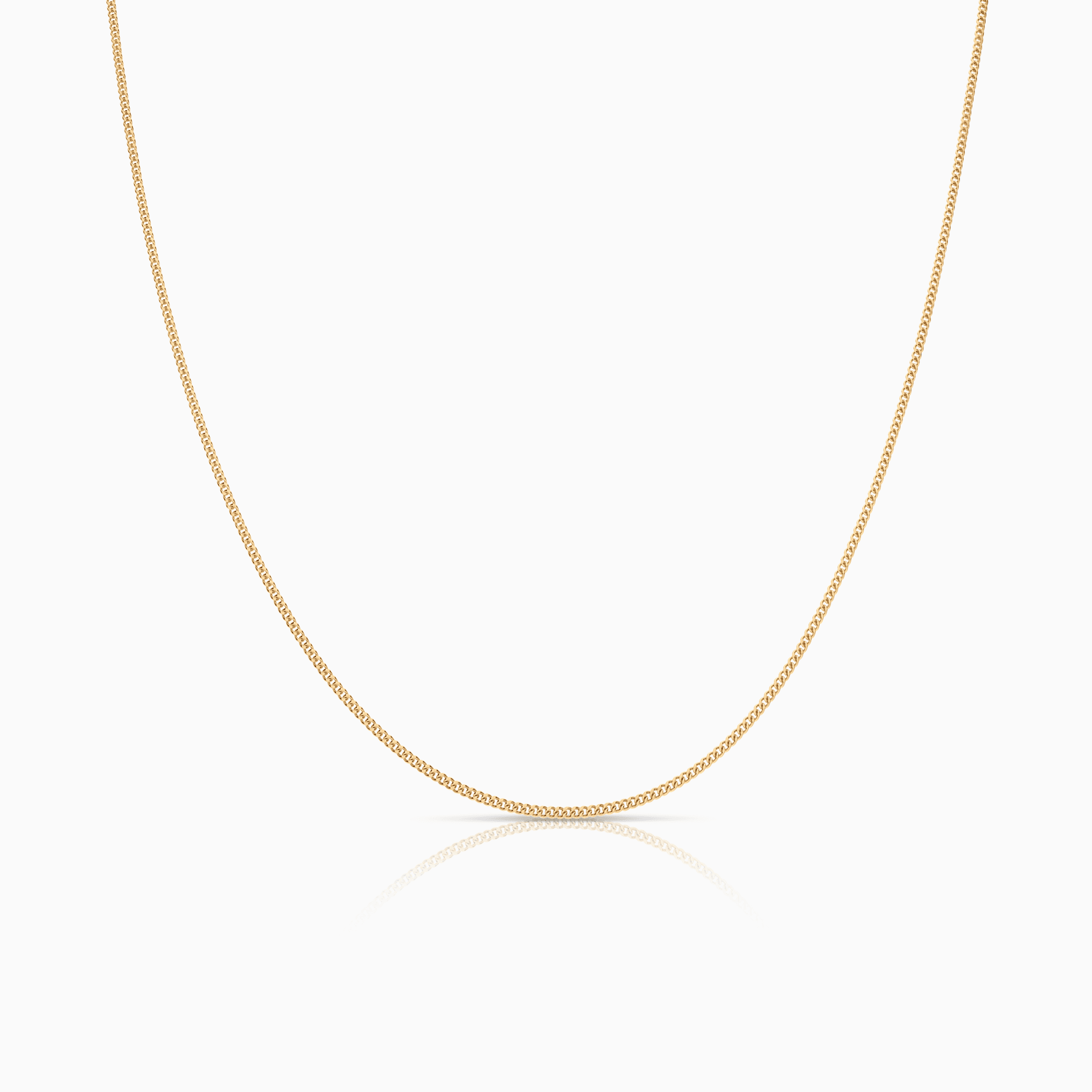 Pansarkedja 42cm 18K guld