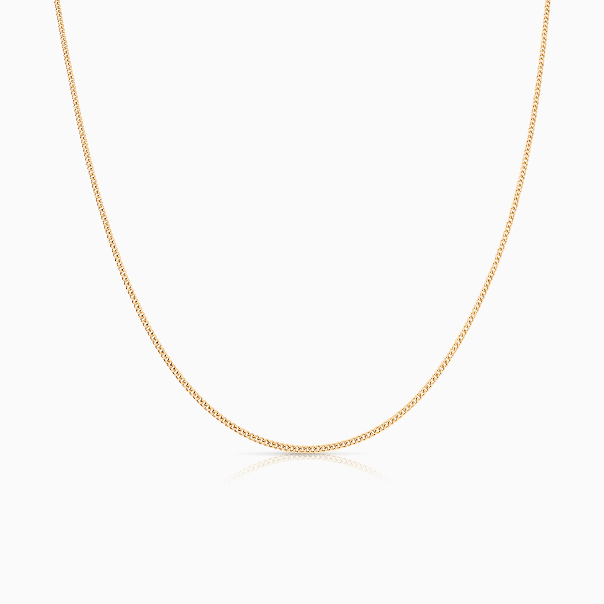 Pansarkedja 37cm 18K guld