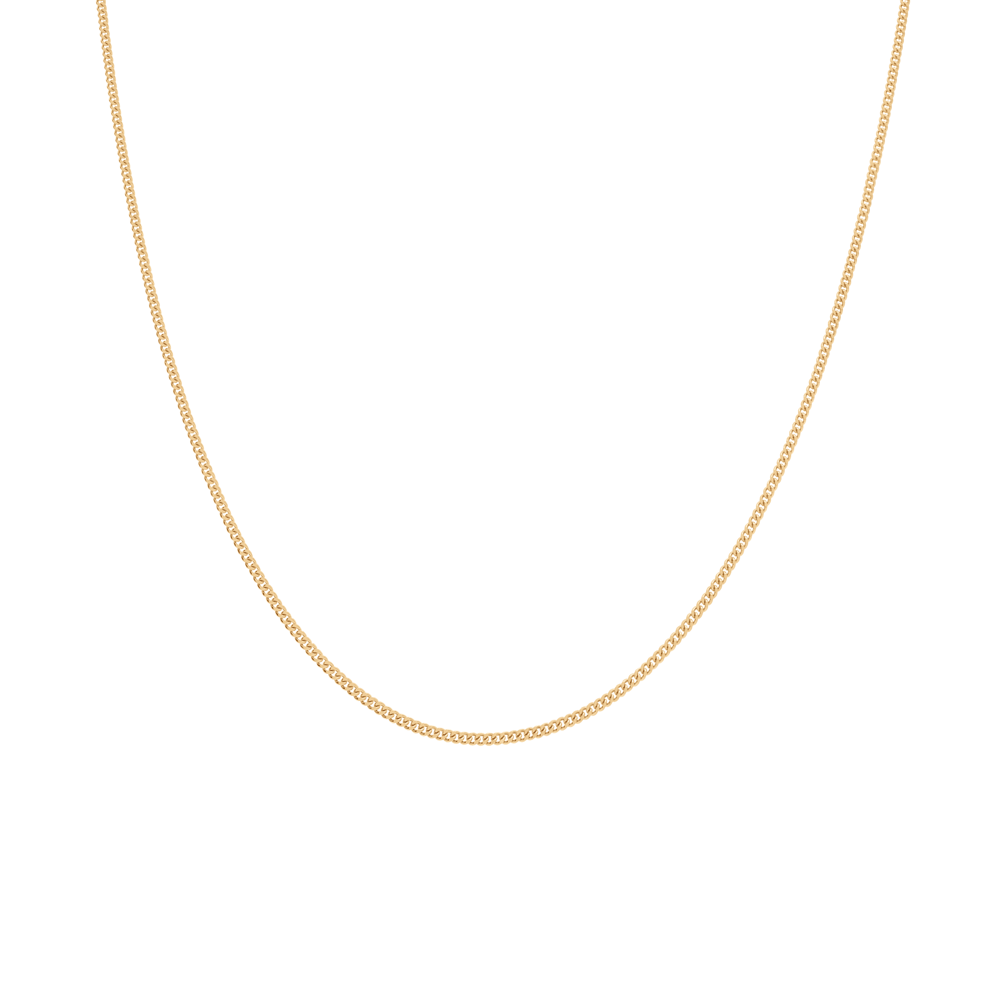 Curb chain 40cm 18K gold