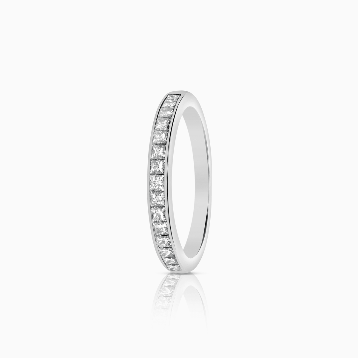 Tiffany & Co eternity ring 0.45ct princess pt950