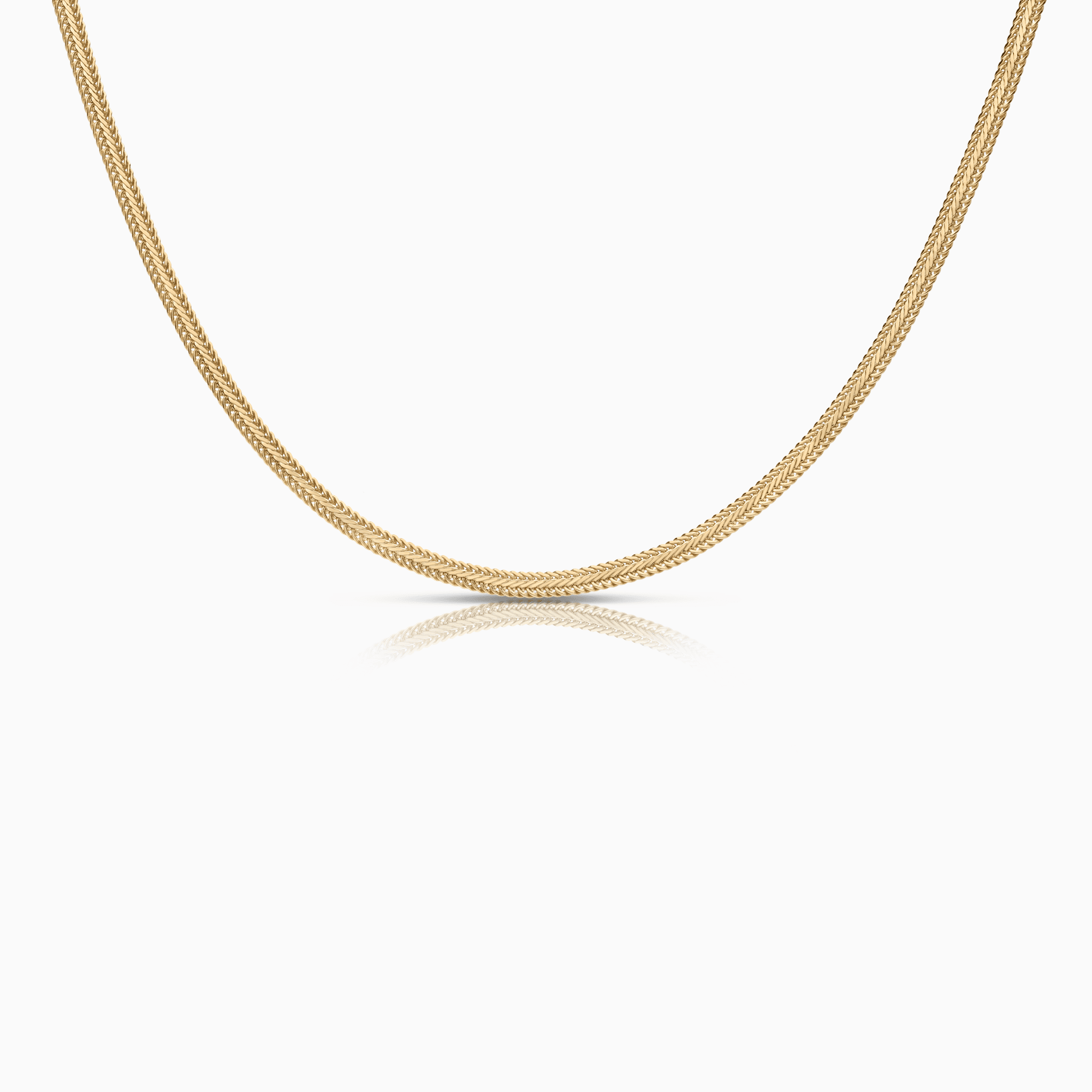 Fox tail necklace 7.97g 18K gold