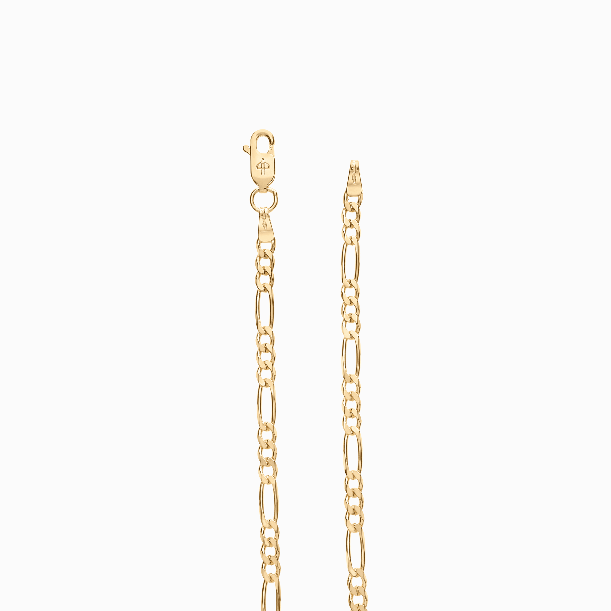 Figaro bracelet 3.52g 18K gold