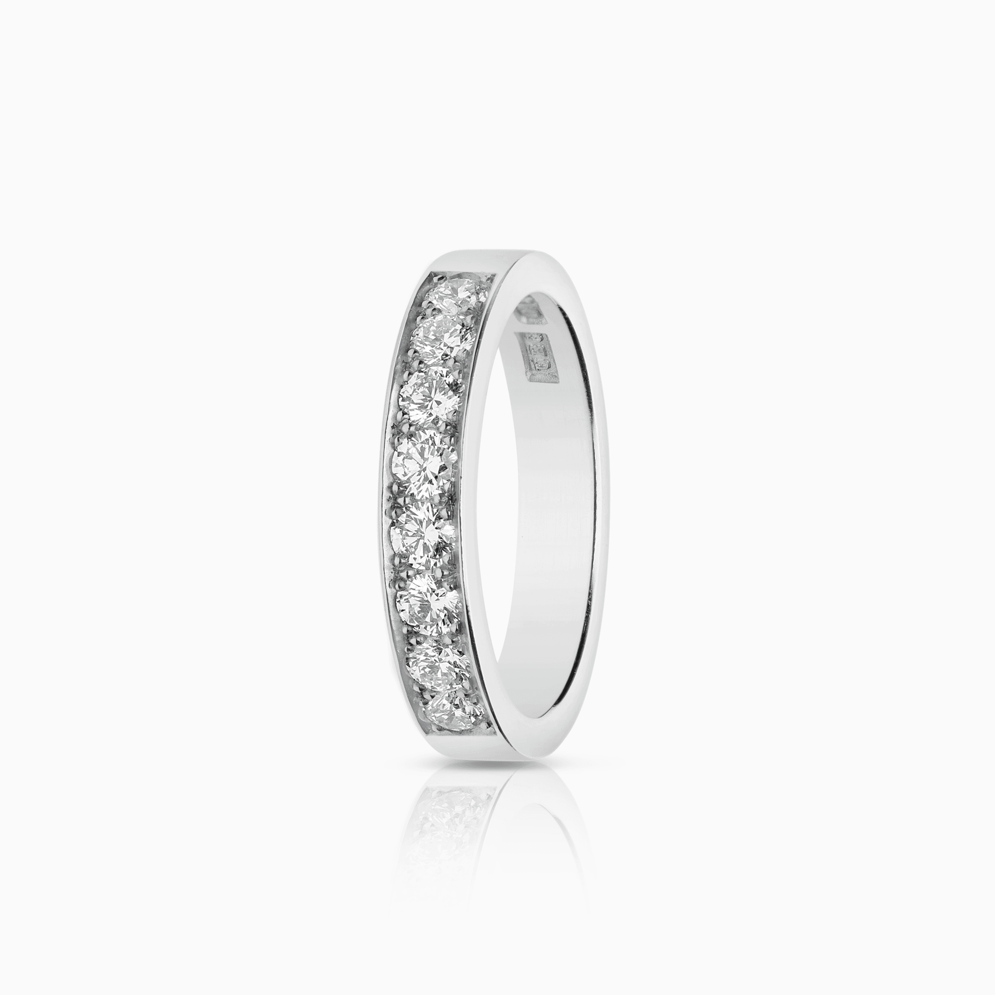 Alliansring 0,56ct 18K vitguld
