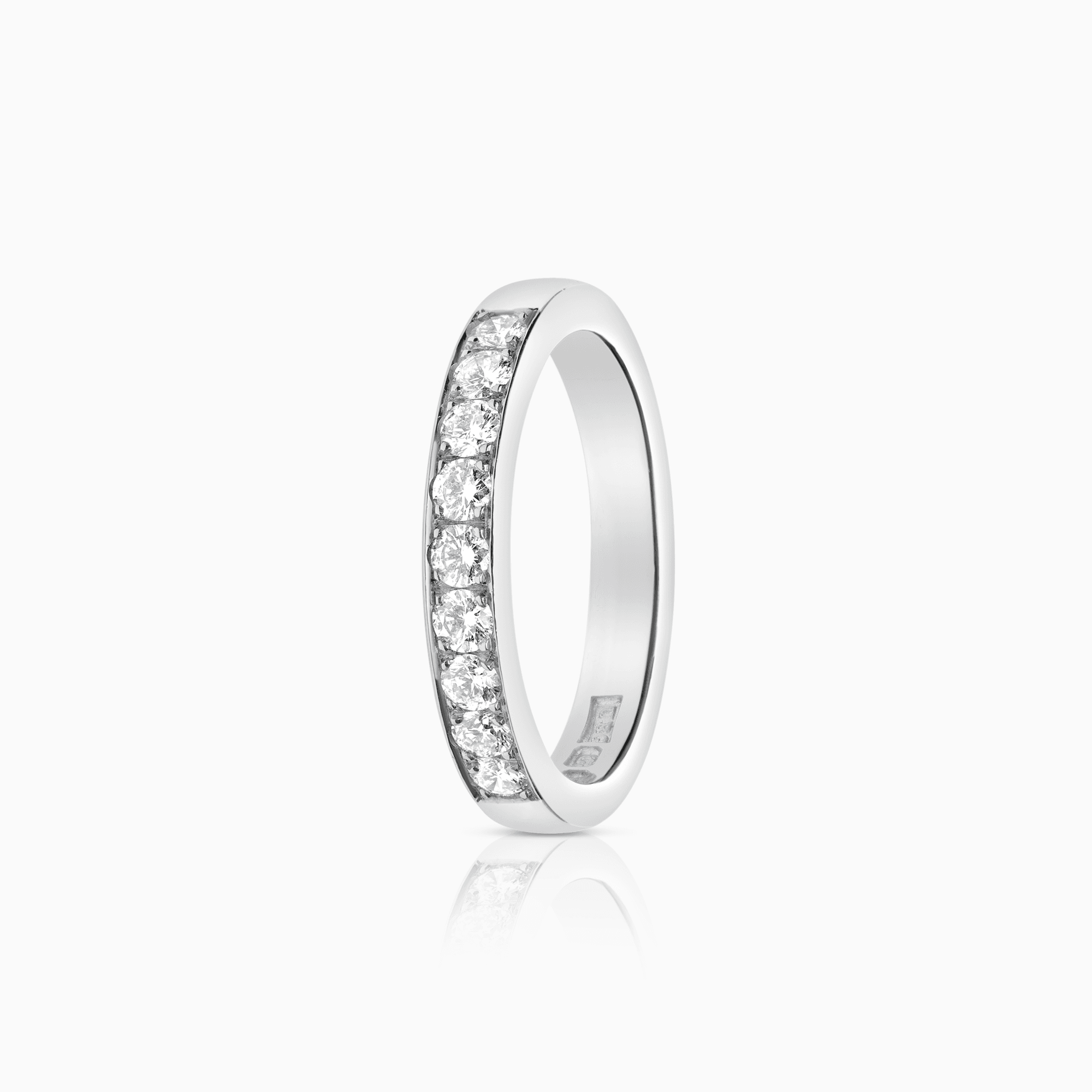 Alliansring 0,45ct 18K vitguld
