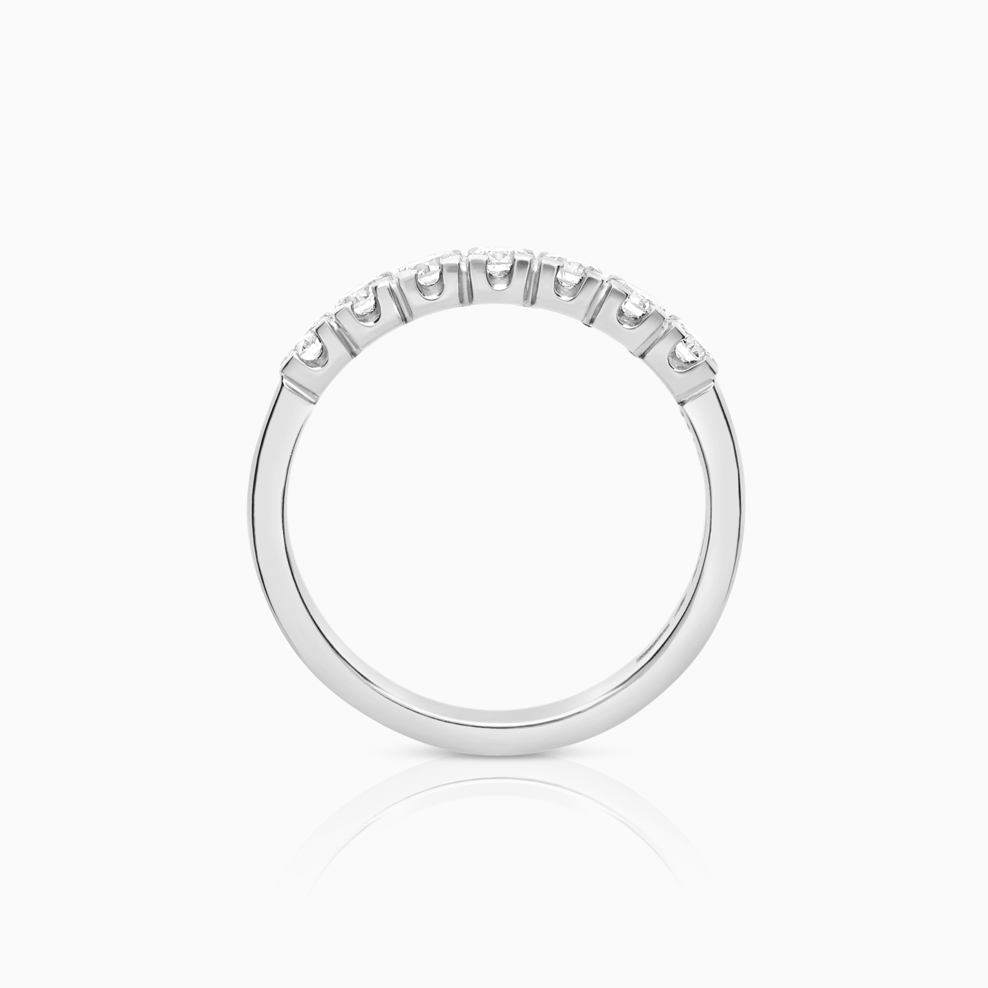 Alliansring 0,63ct 18K vitguld