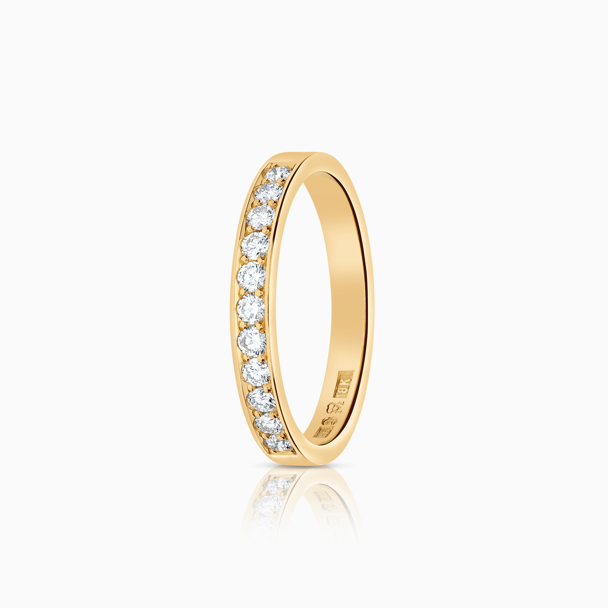 Alliansring 0,33ct 18K guld