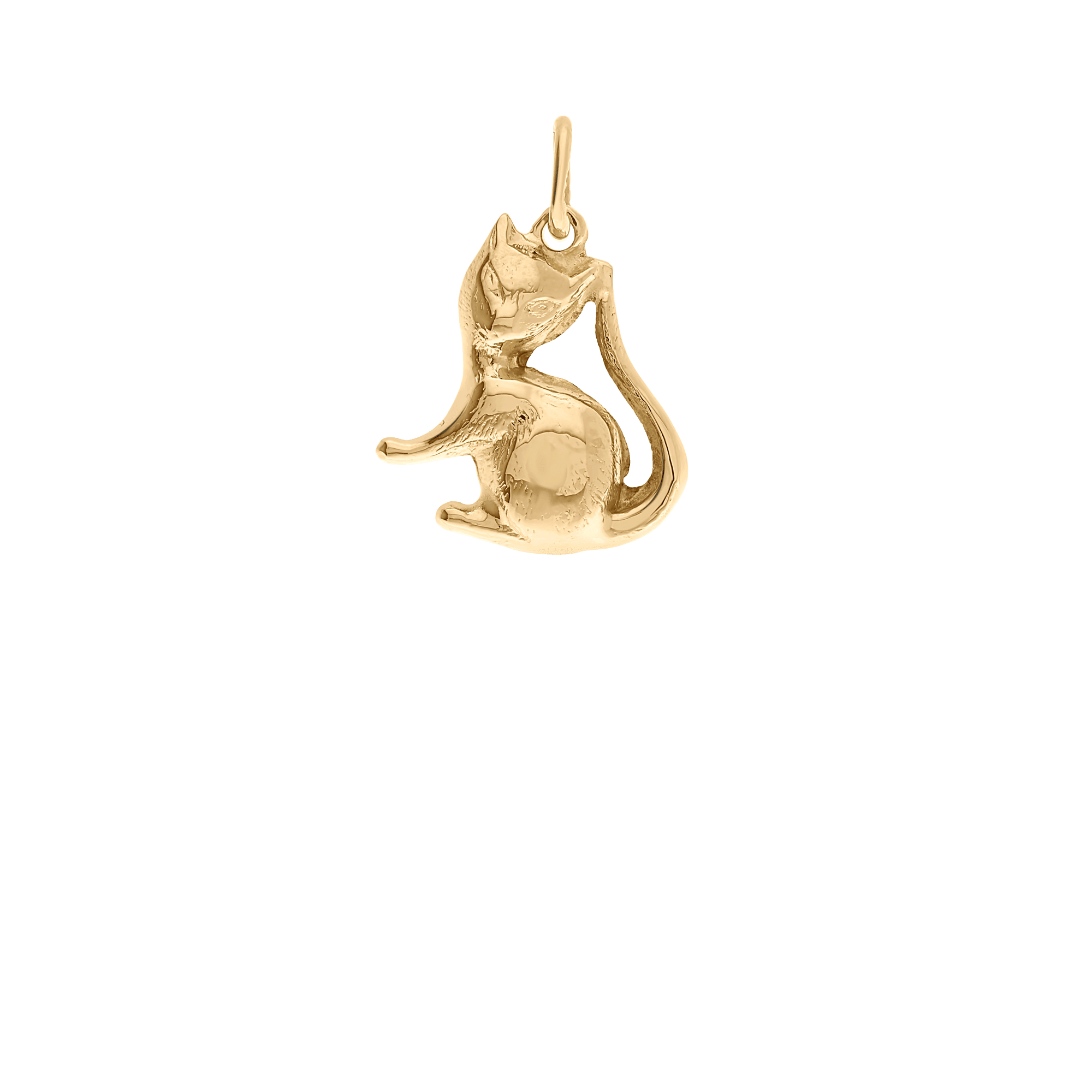 Hängsmycke katt 1,22g 18K guld
