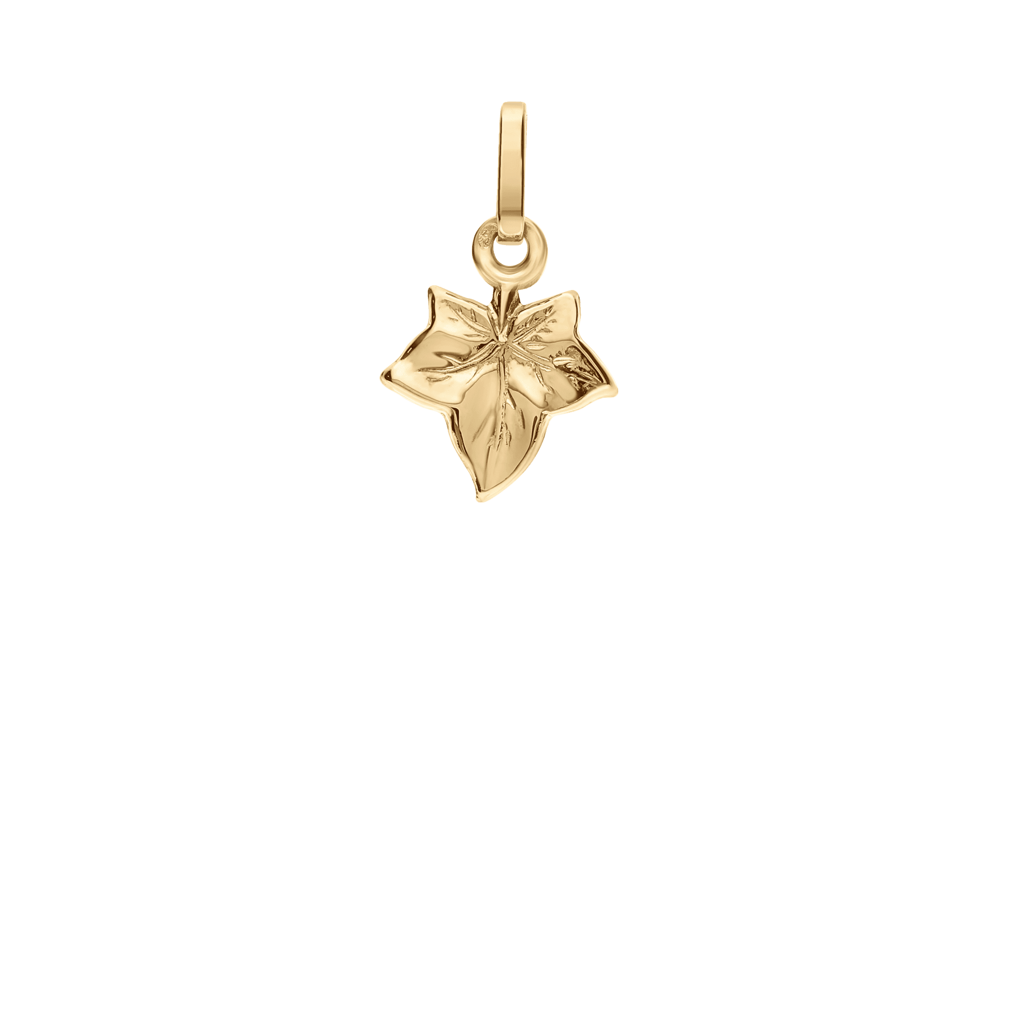 Maple leaf pendant 0.63g 18K gold
