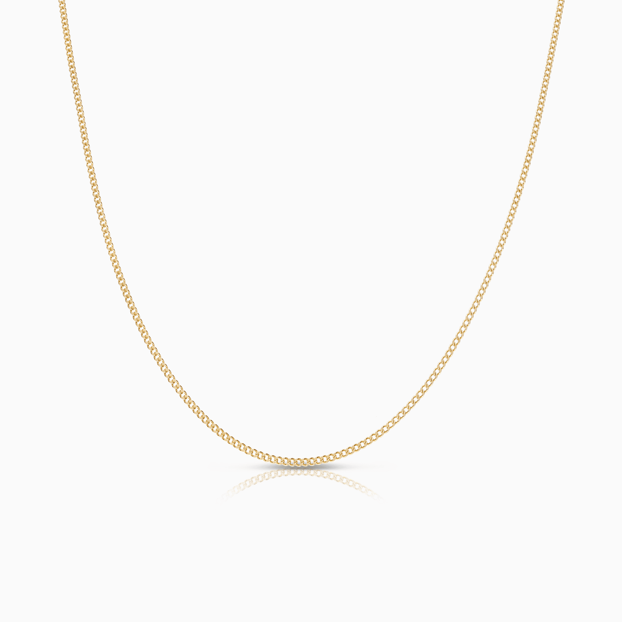 Curb chain 3.16g 18K gold