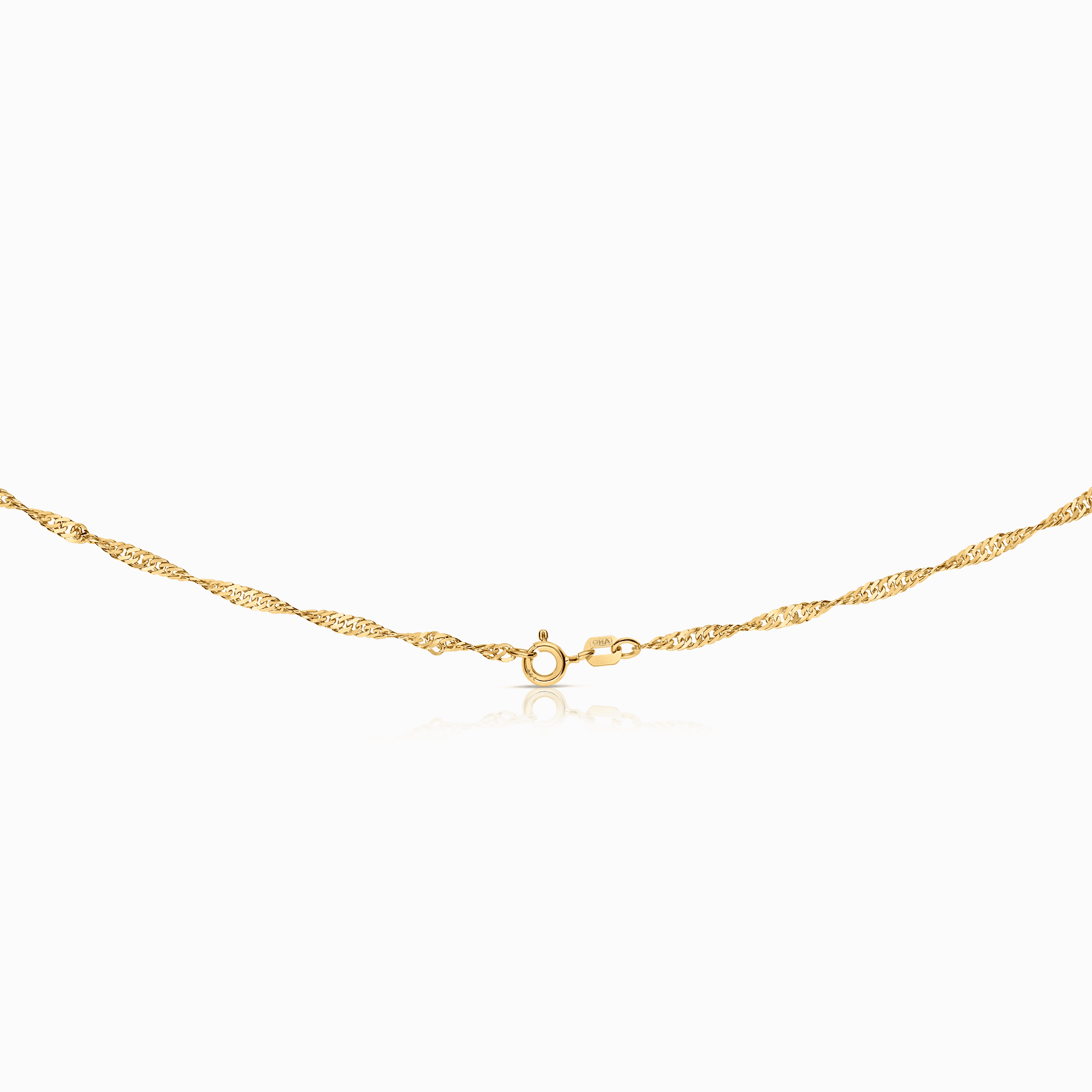 Singapore necklace 4.84g 18K gold
