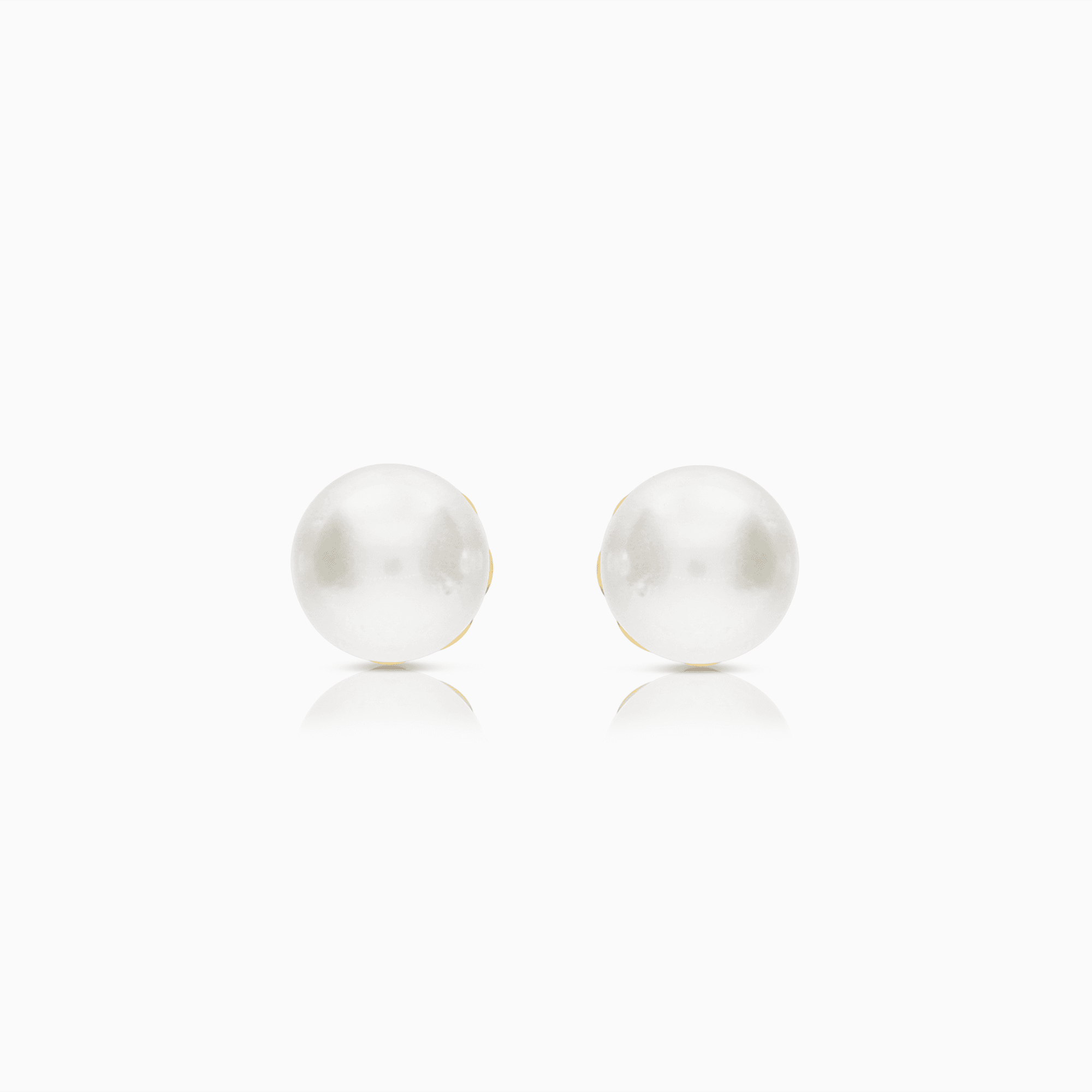 Pearl earrings 1.16g 18K gold