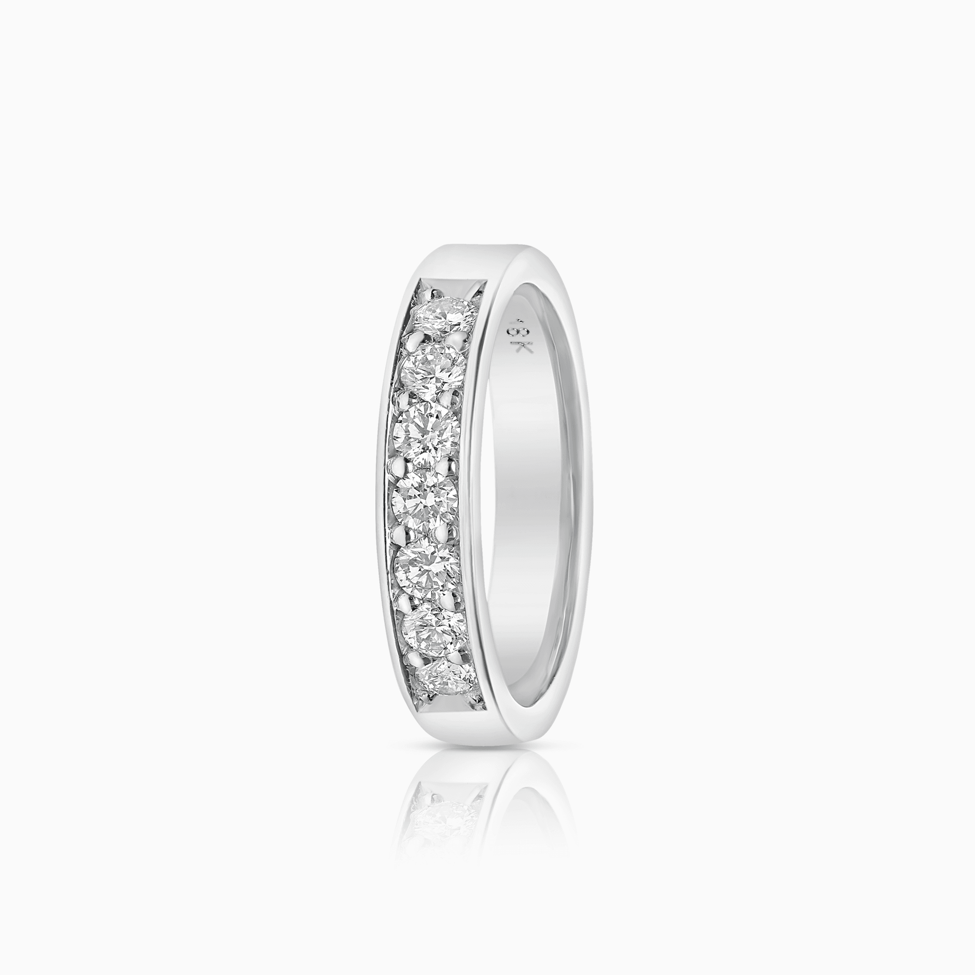 Alliansring 0,42ct 18K vitguld