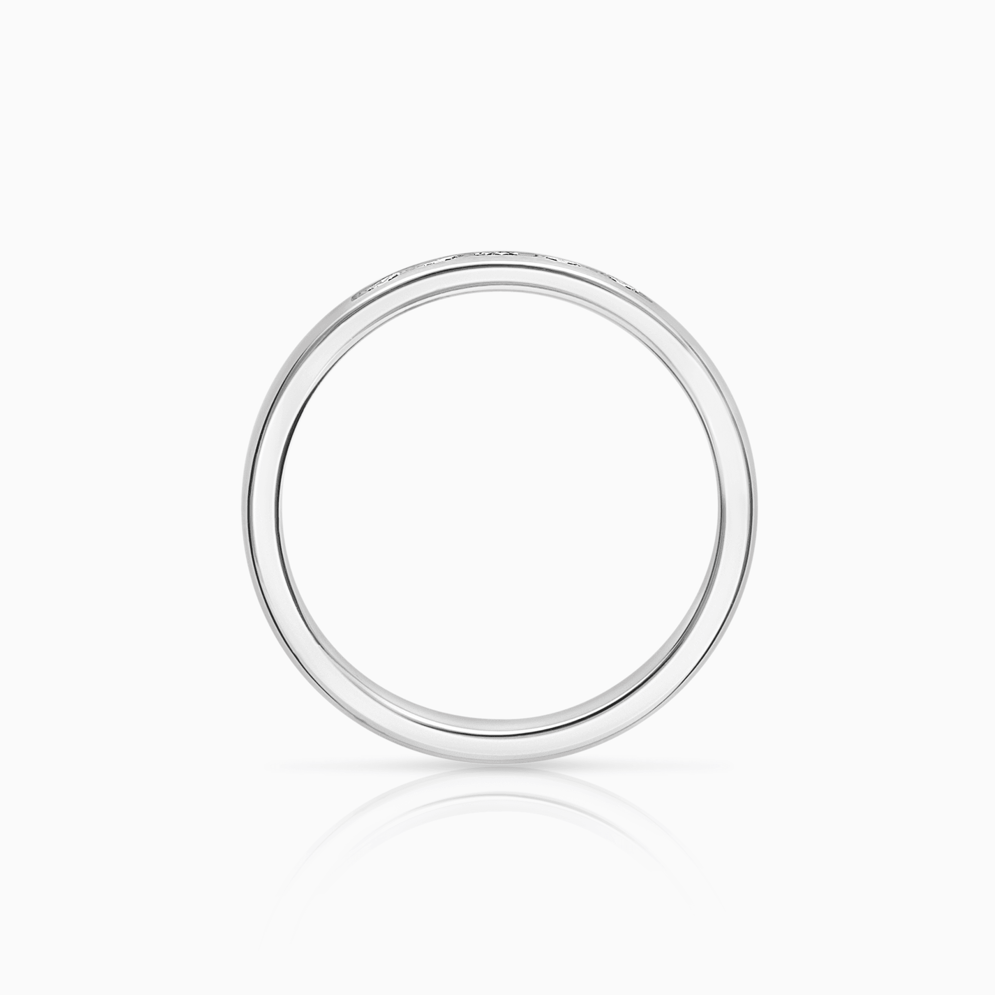 Alliansring 0,20ct 18K vitguld