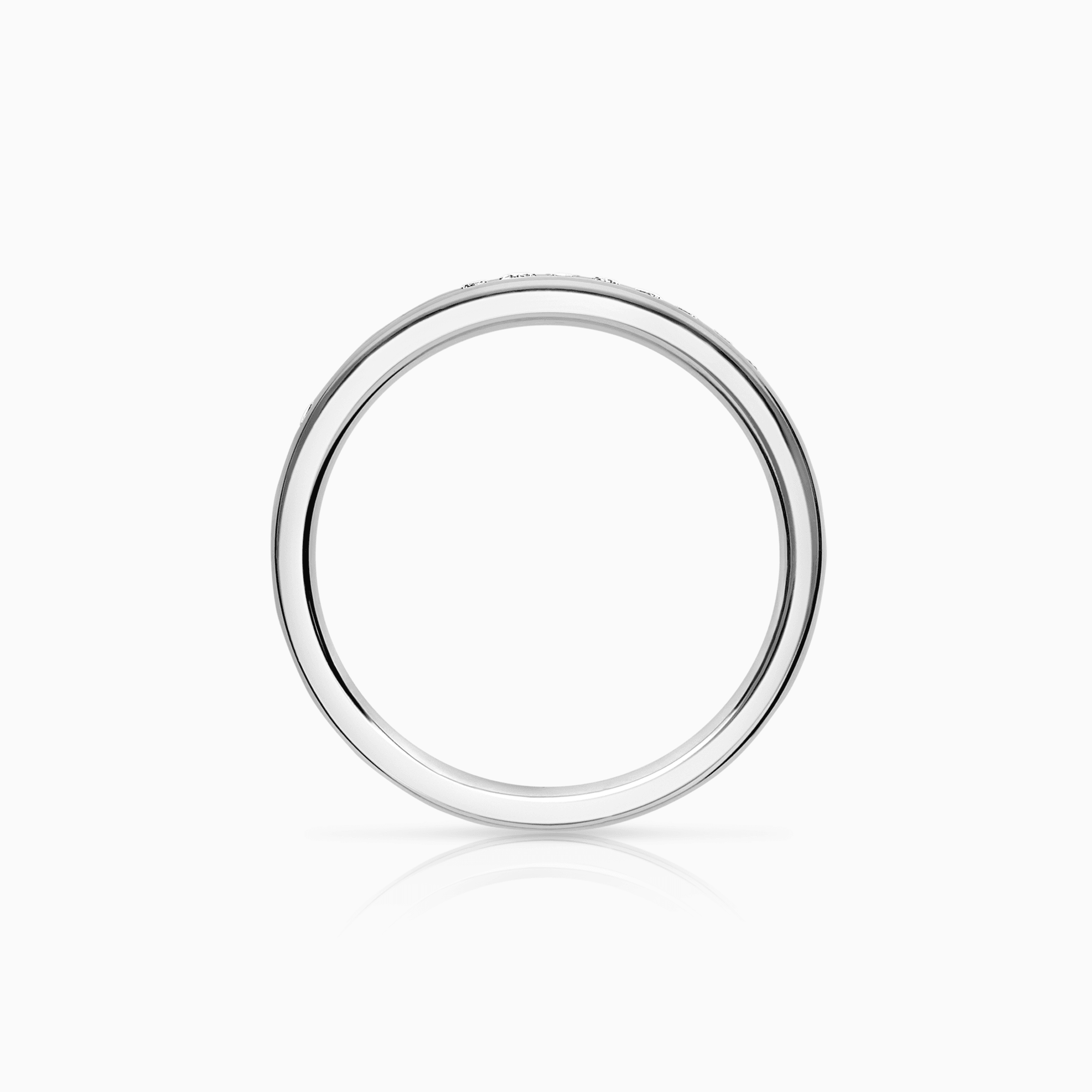 Alliansring 0,15ct 18K vitguld