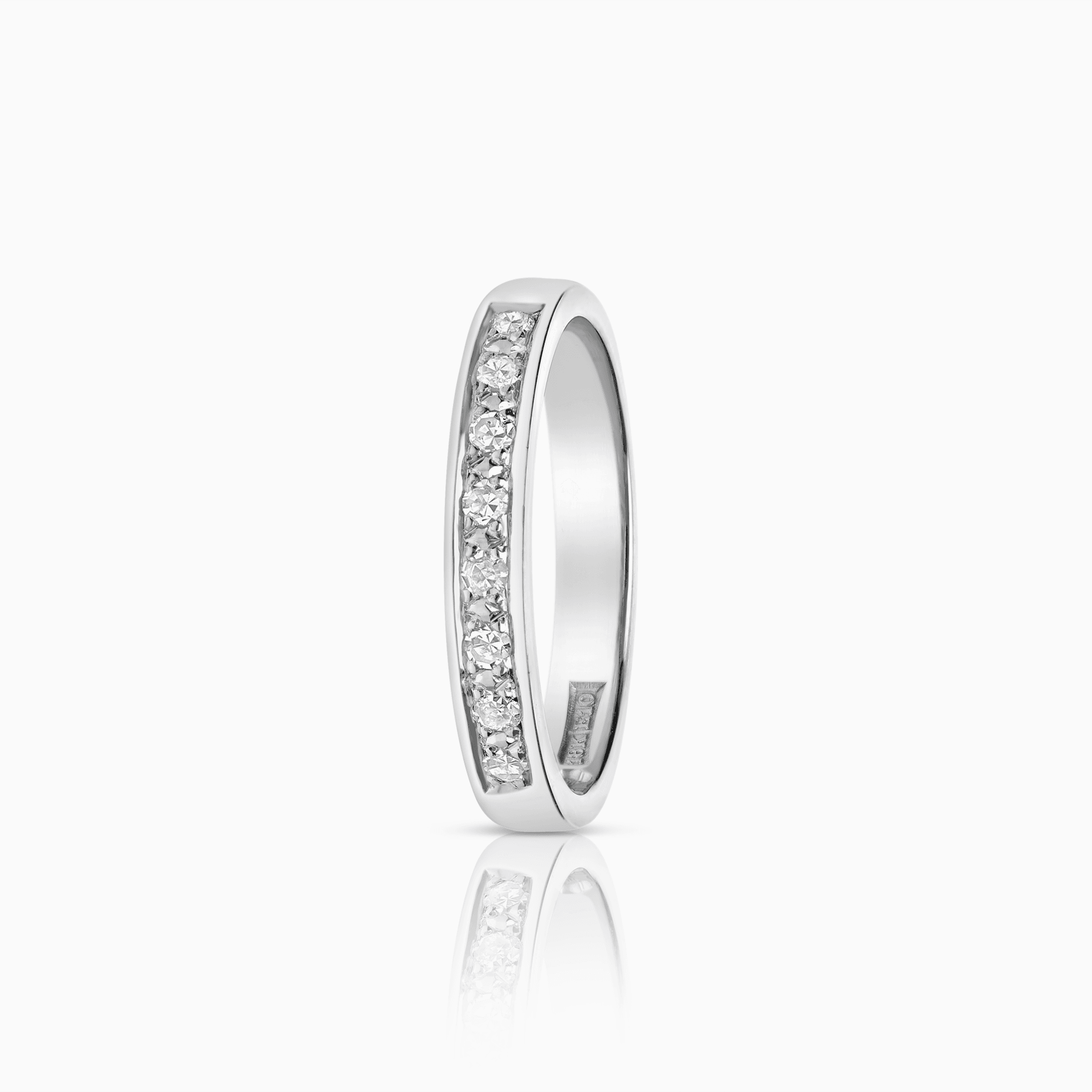 Eternity Ring 0.12ct 18K white gold