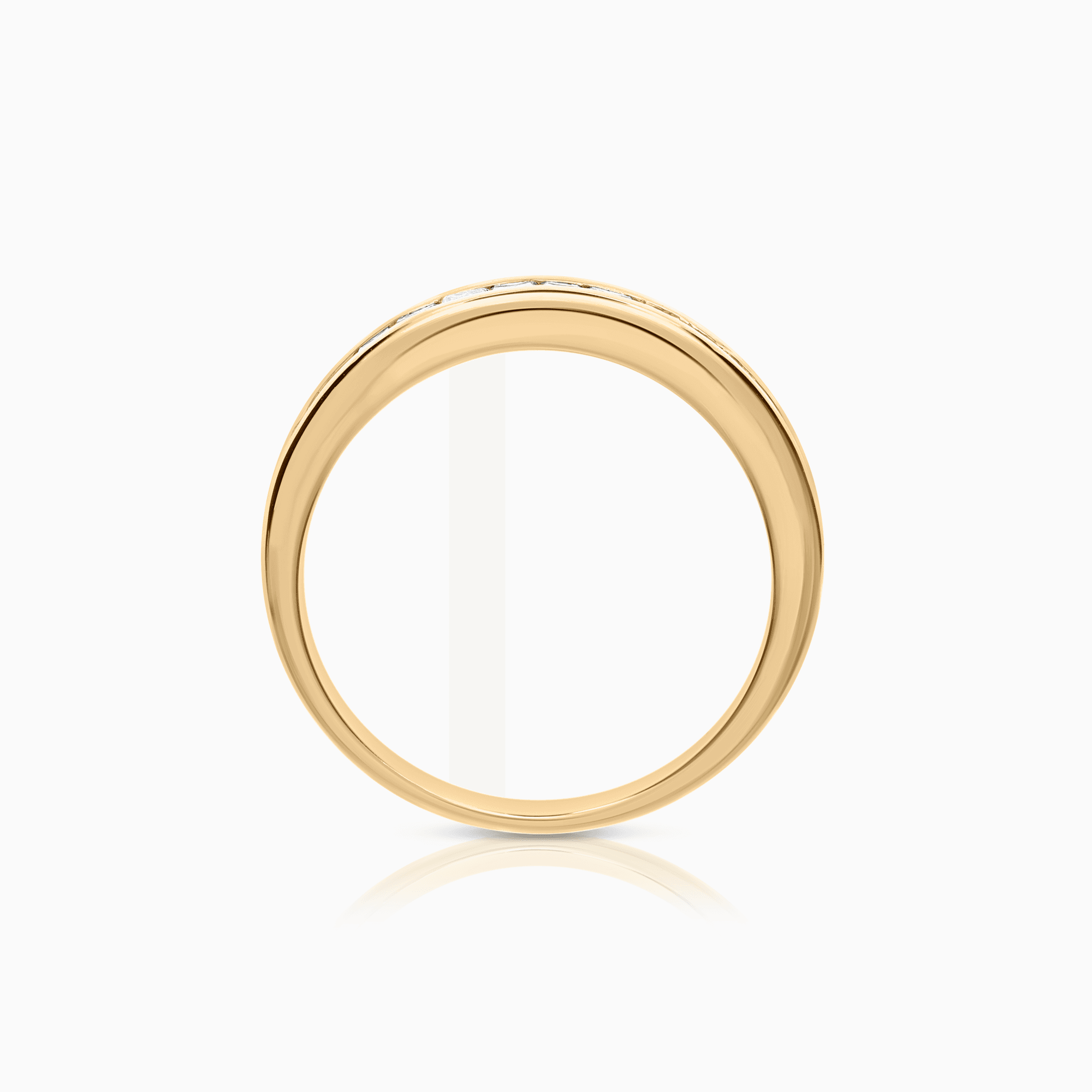 Alliansring princess 0,70ct 18K gulguld