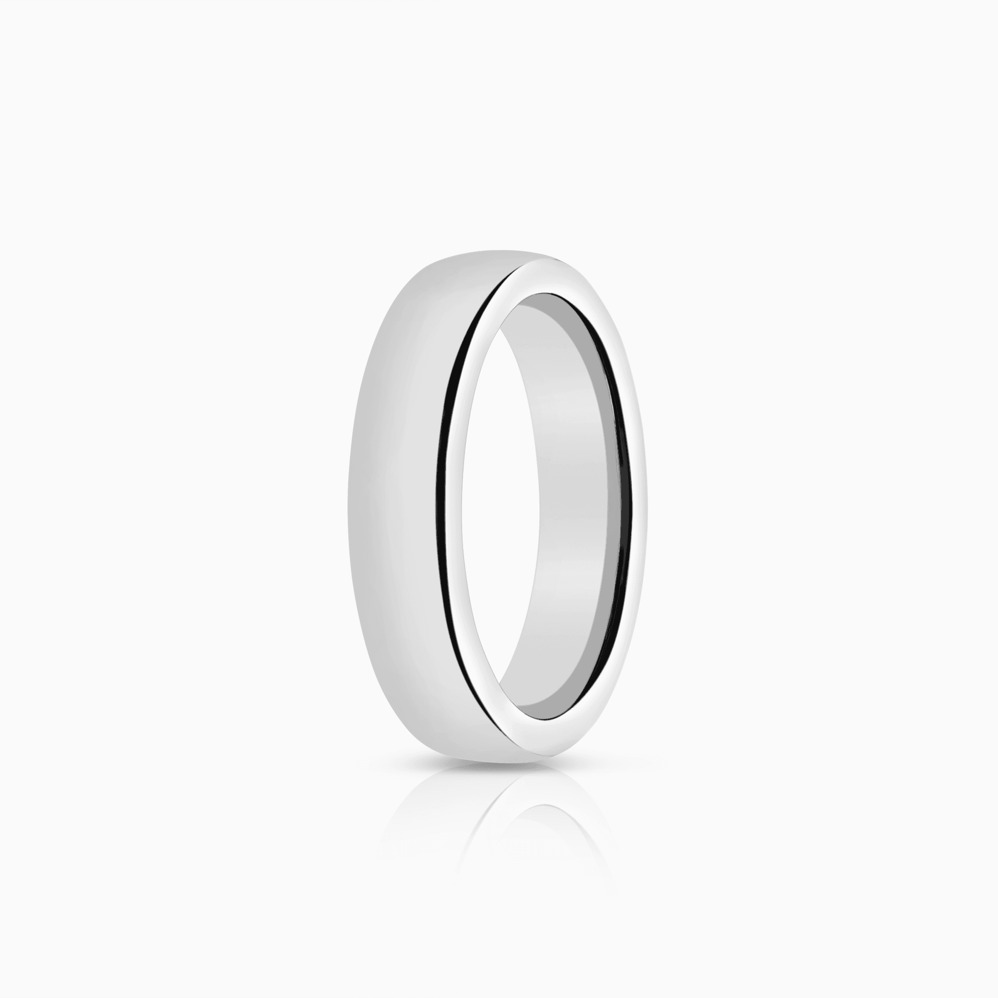 Schalins plain ring 8.45g 18K white gold