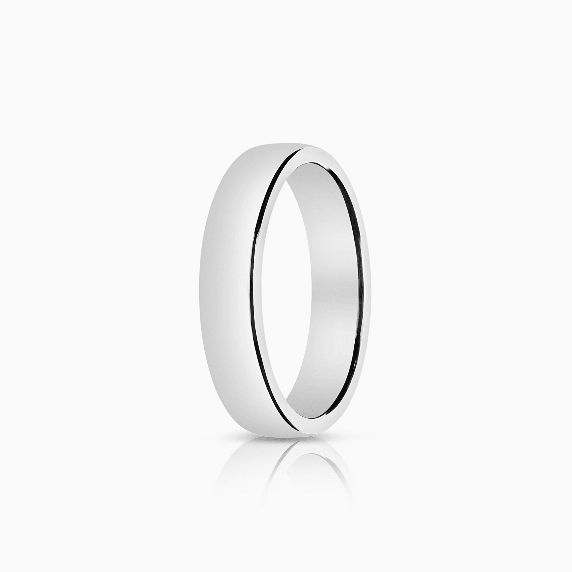 Schalins slät ring 8,70g 18K vitguld