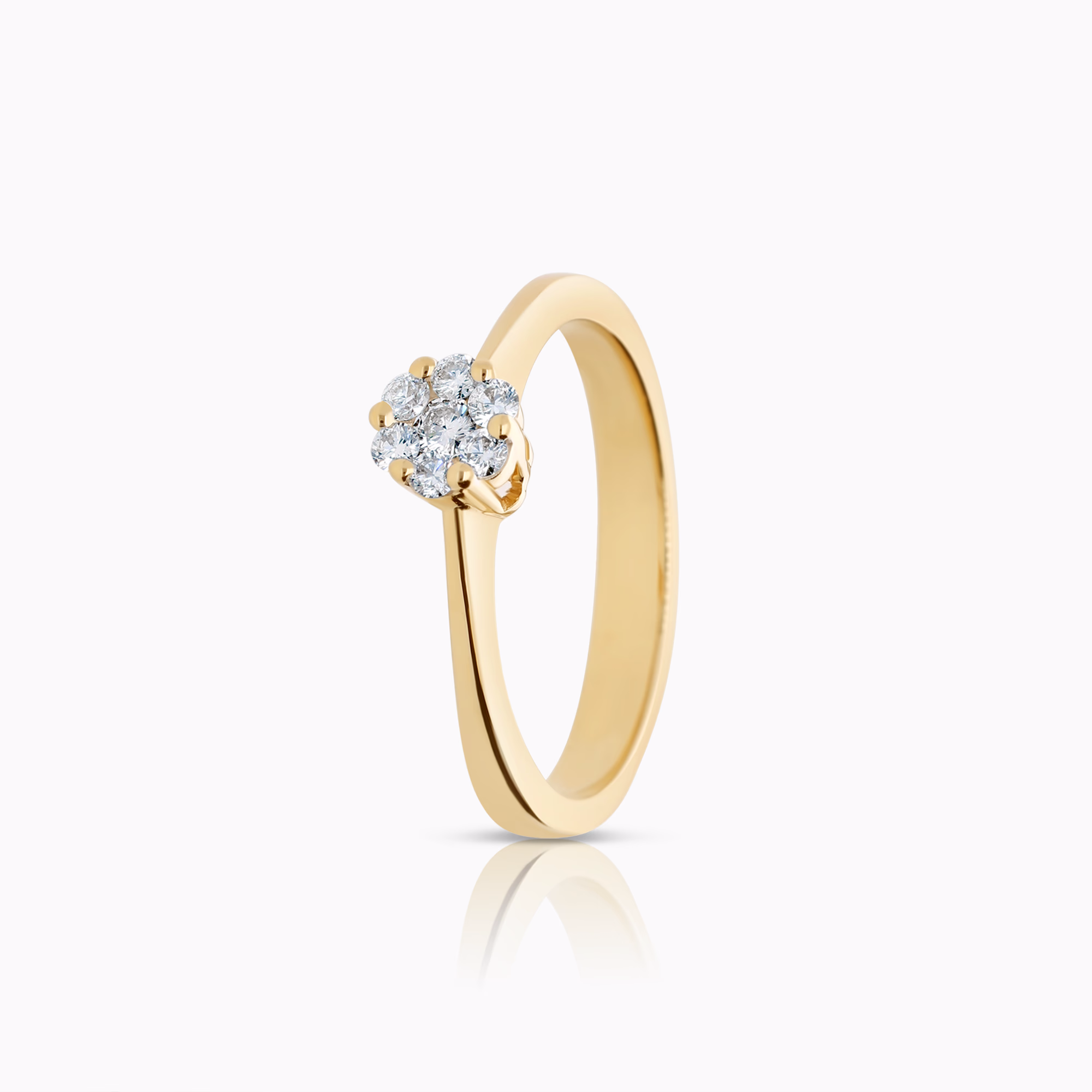 Diamond ring 0.27ct 18K gold