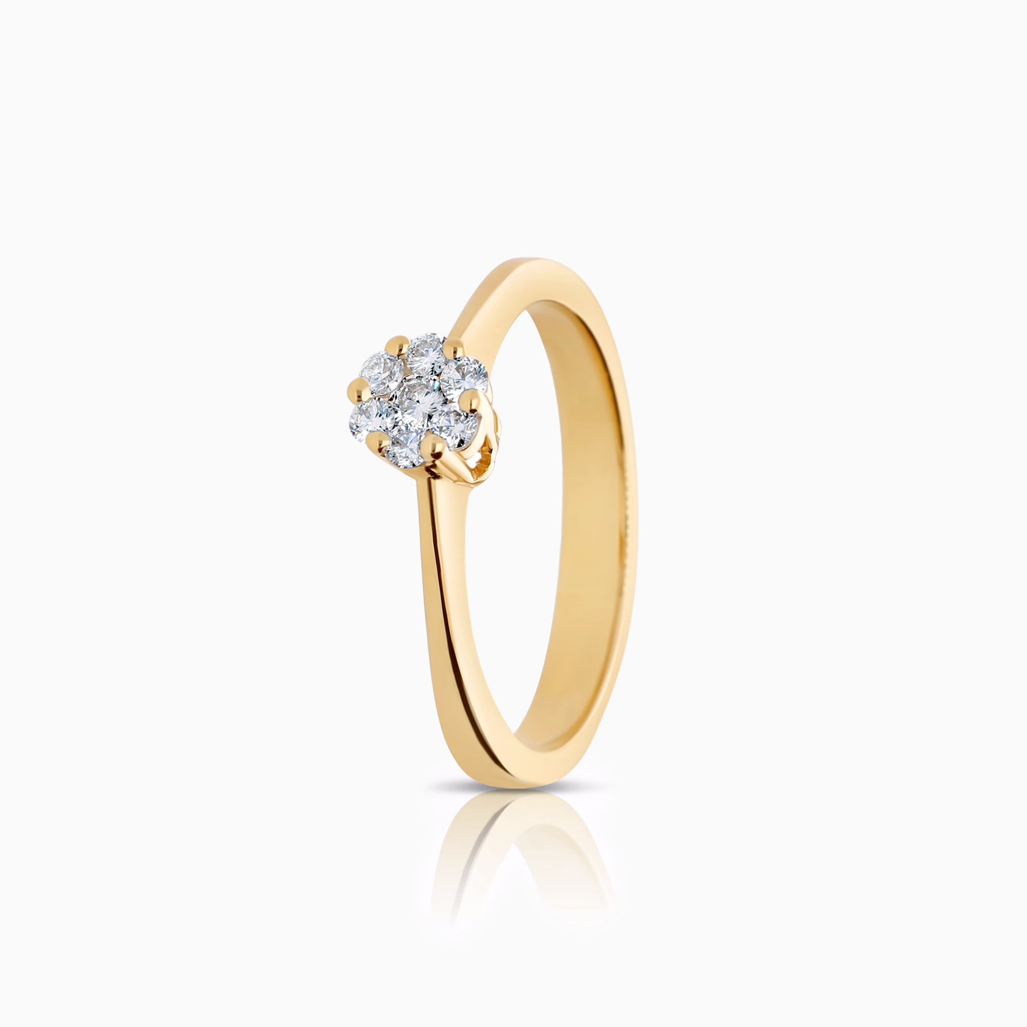 Diamantring 0,27ct 18K guld