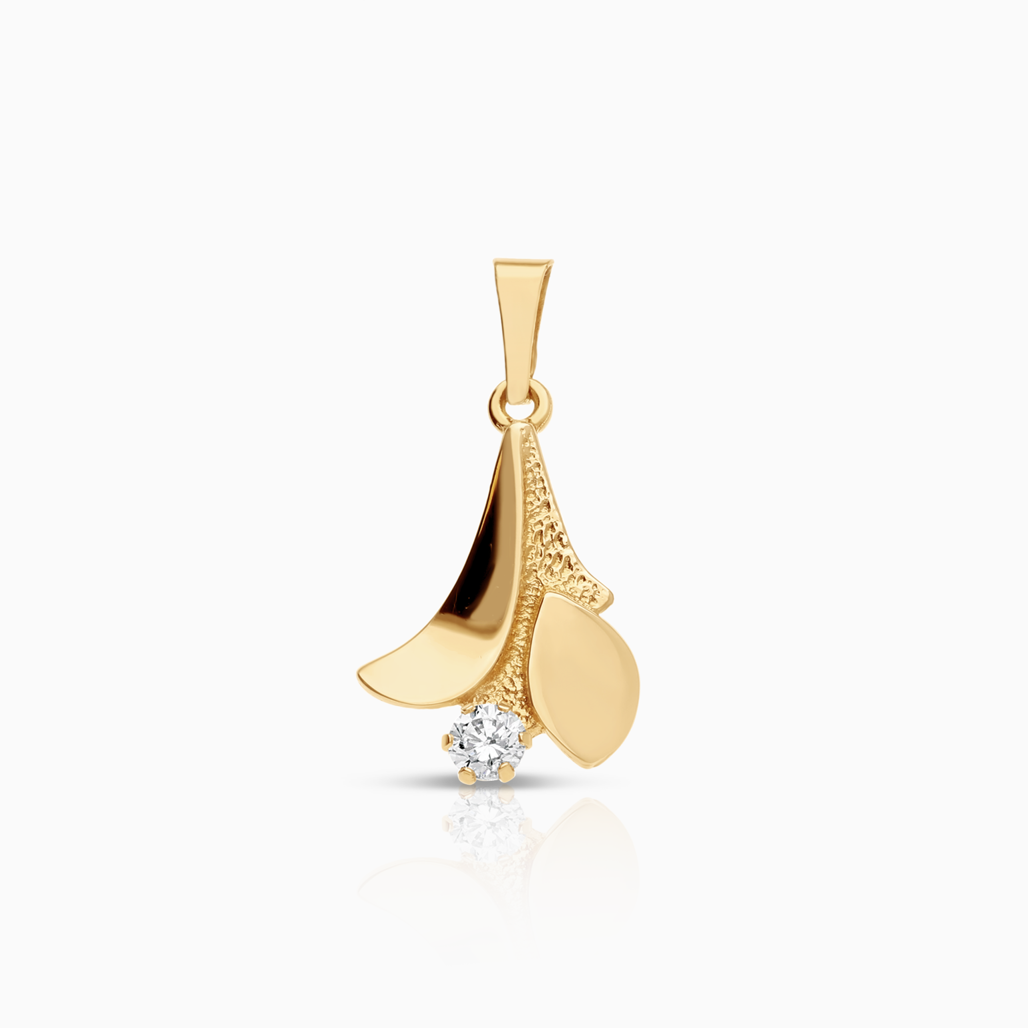 Hängsmycke 0,83g 18K guld med cubic zirconia