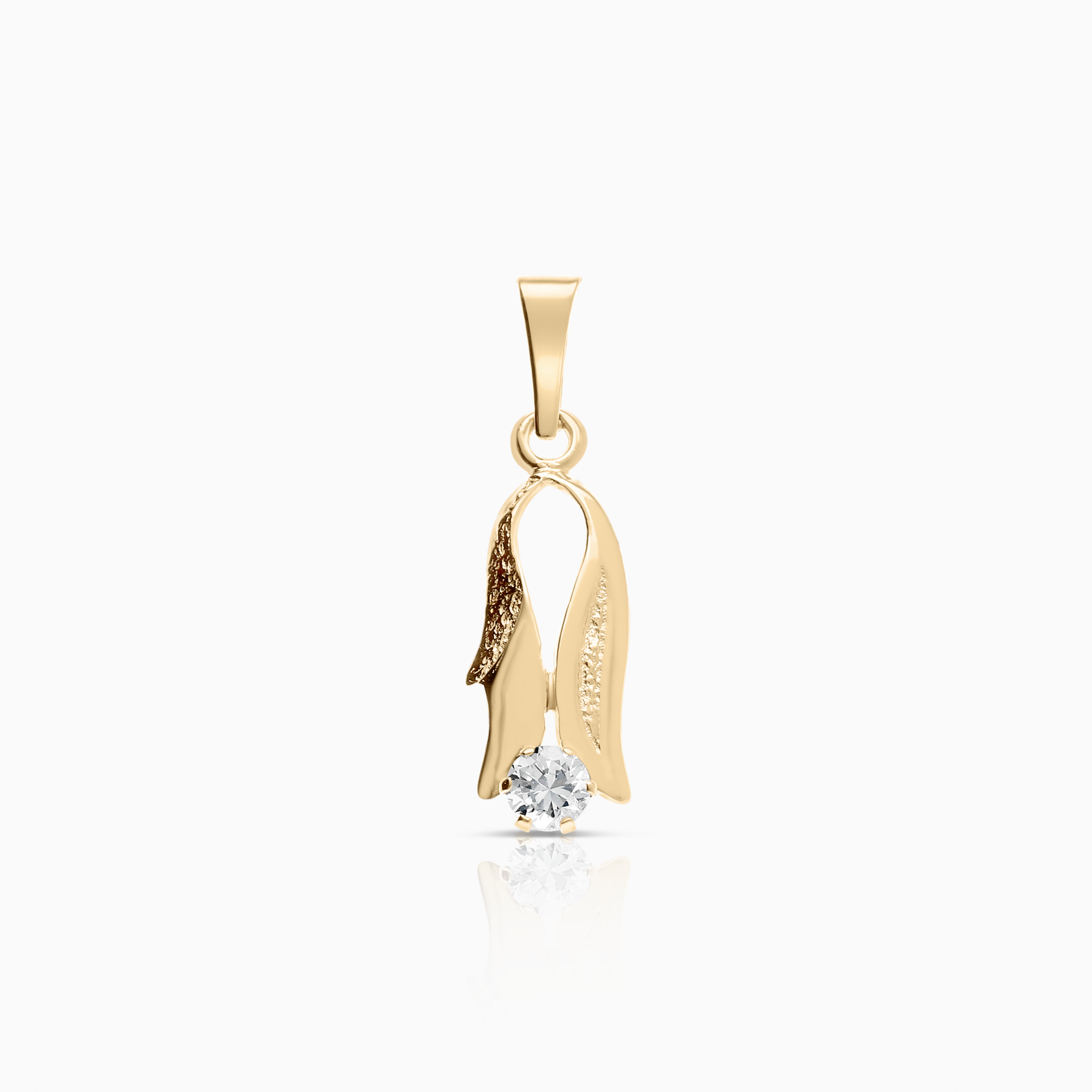 Hängsmycke 0,43g 18K guld med cubic zirconia