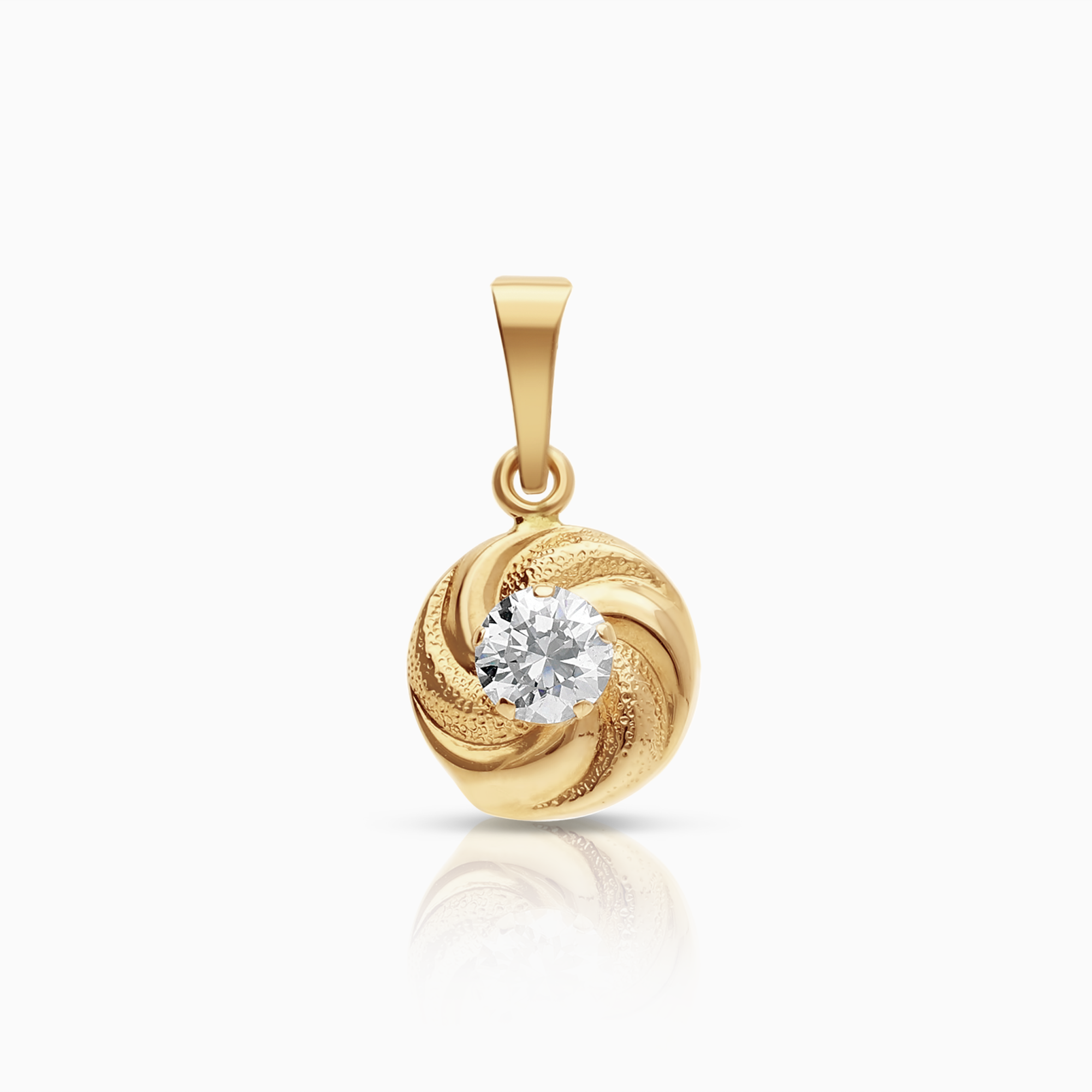 Hängsmycke 0,42g 18K guld med cubic zirconia