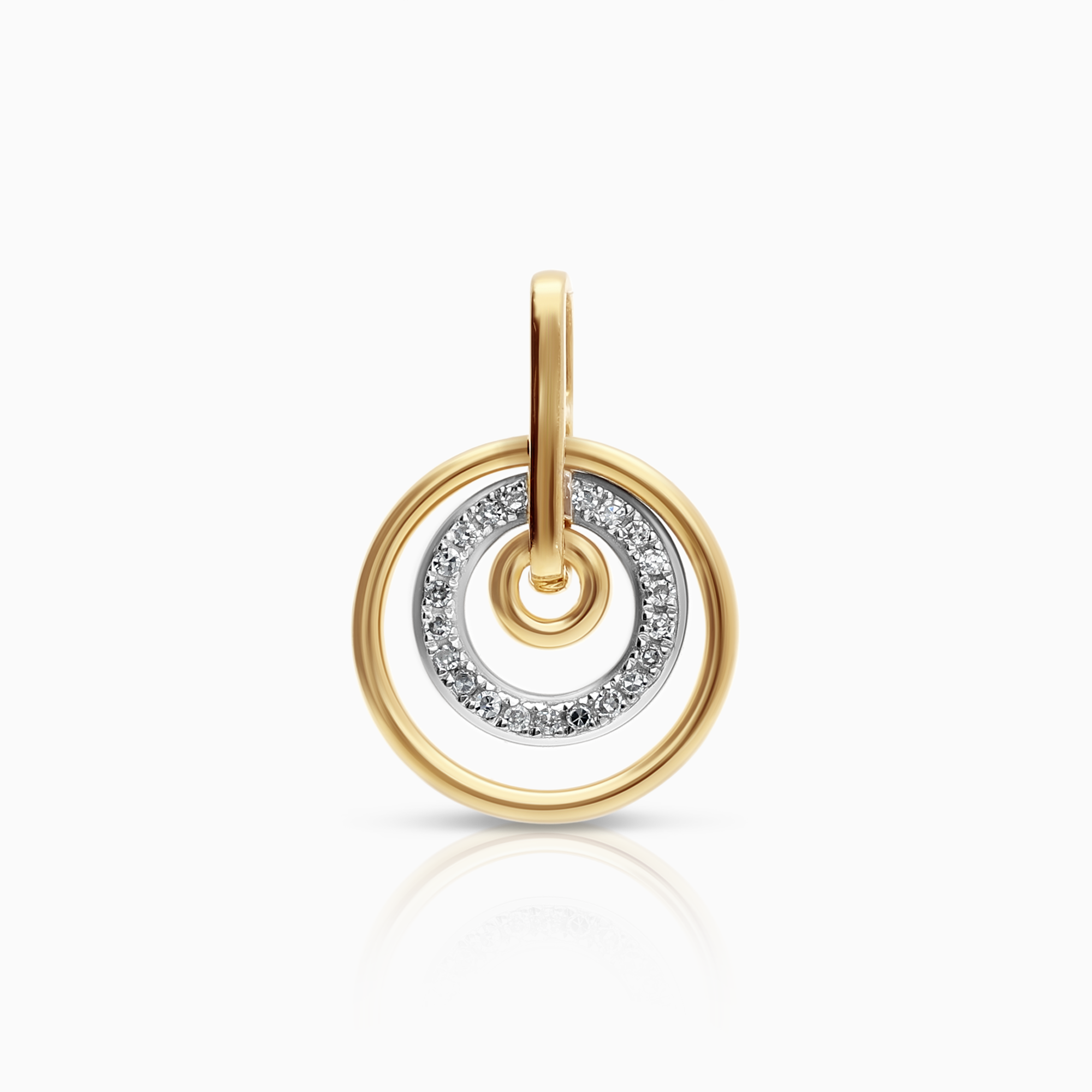Pendant 0.06ct 18K gold