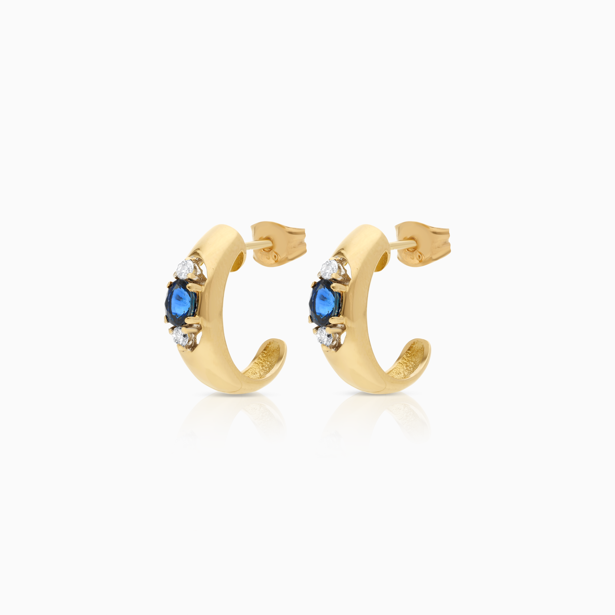 Creol örhänge 0,14ct 6,48g 18K guld