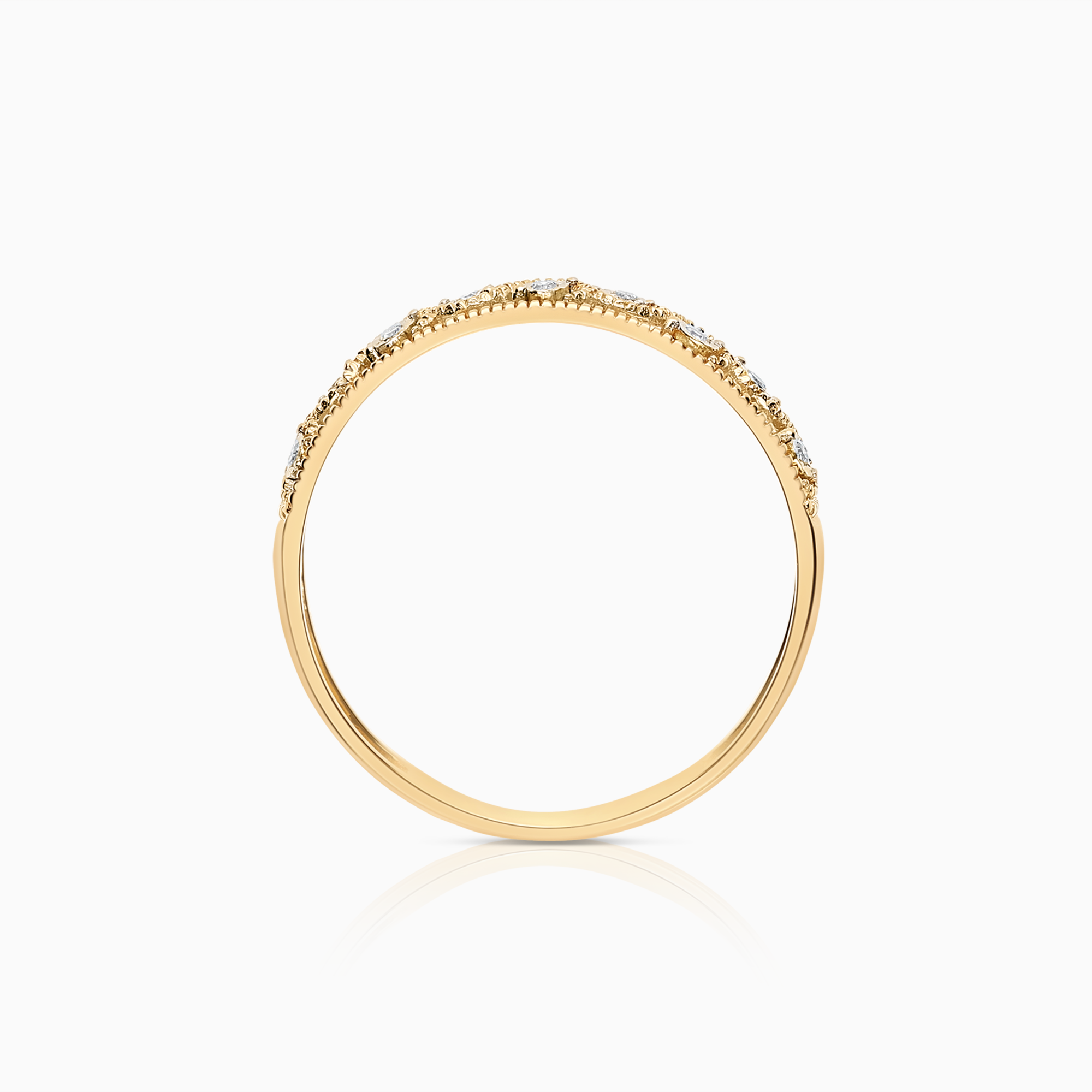 Alliansring 0,04ct 18K guld