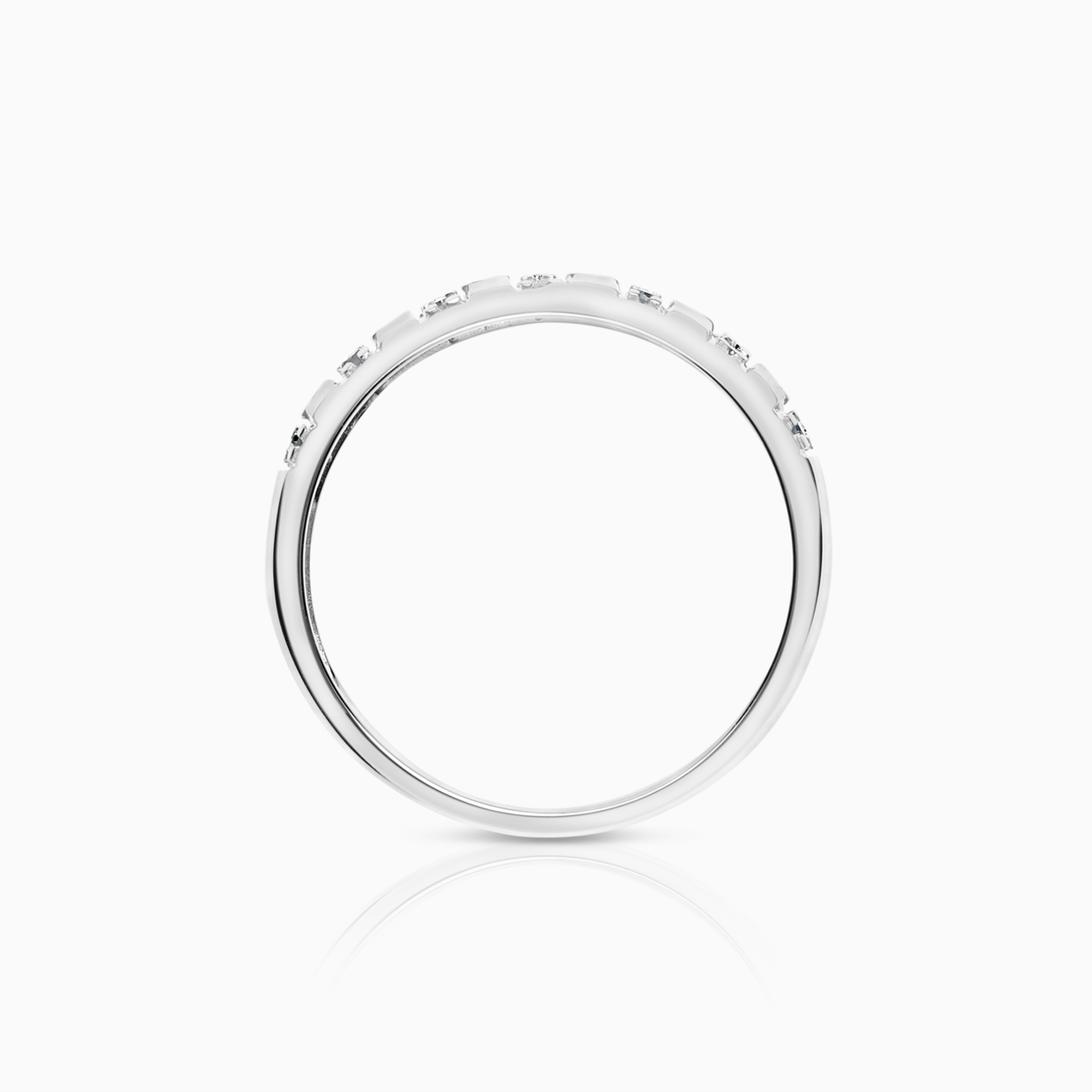 Diamantring 0,10ct 18K vitguld
