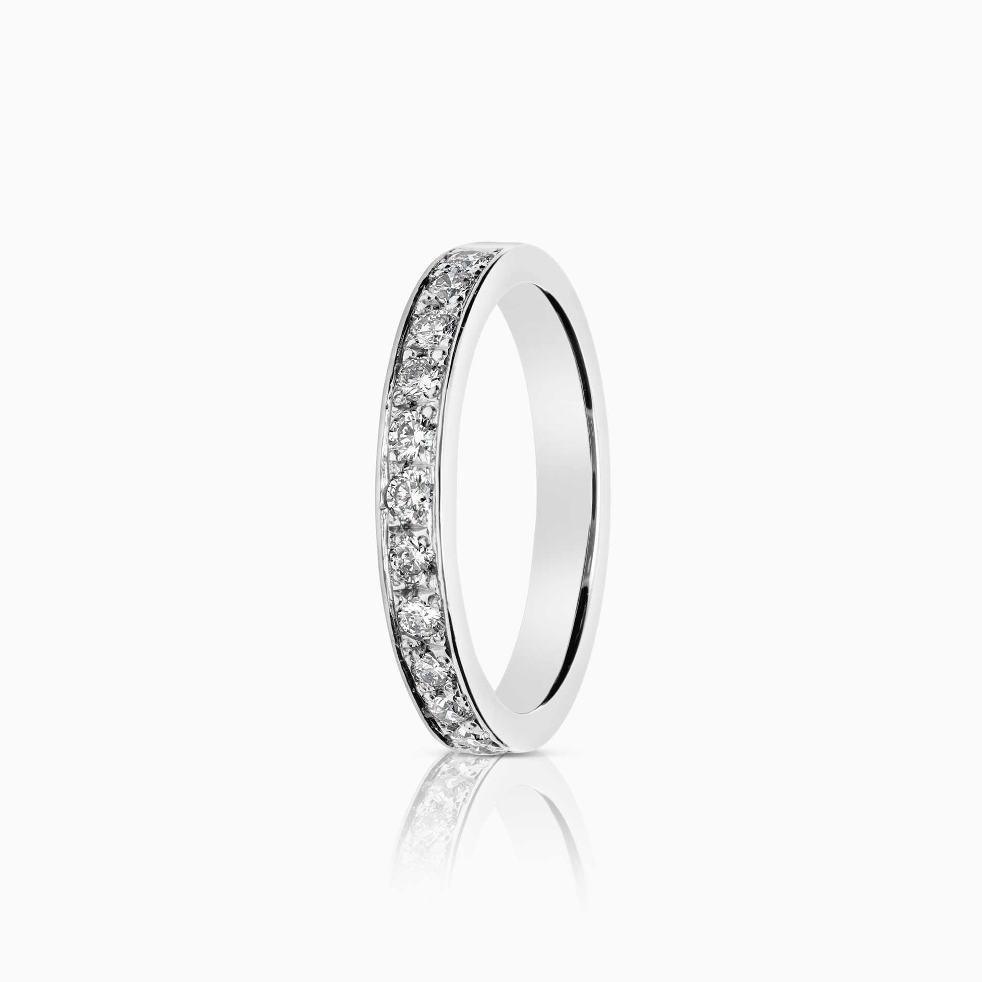 Alliansring 0,36ct 18K vitguld