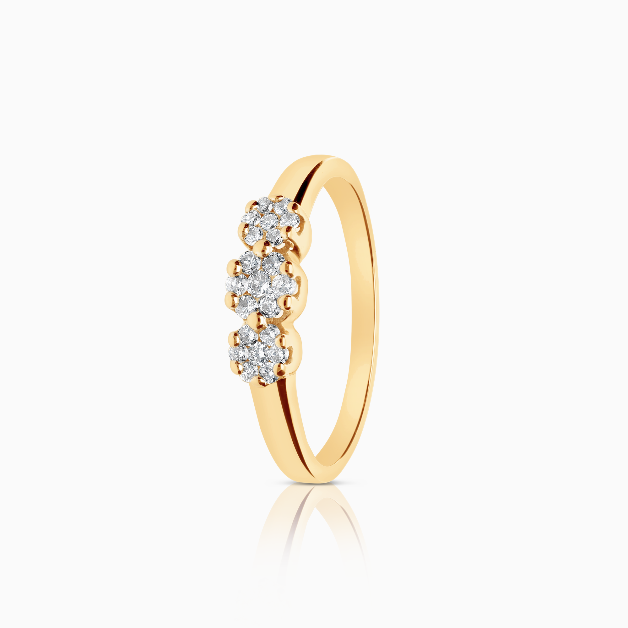 Diamantring 0,35ct 18K guld