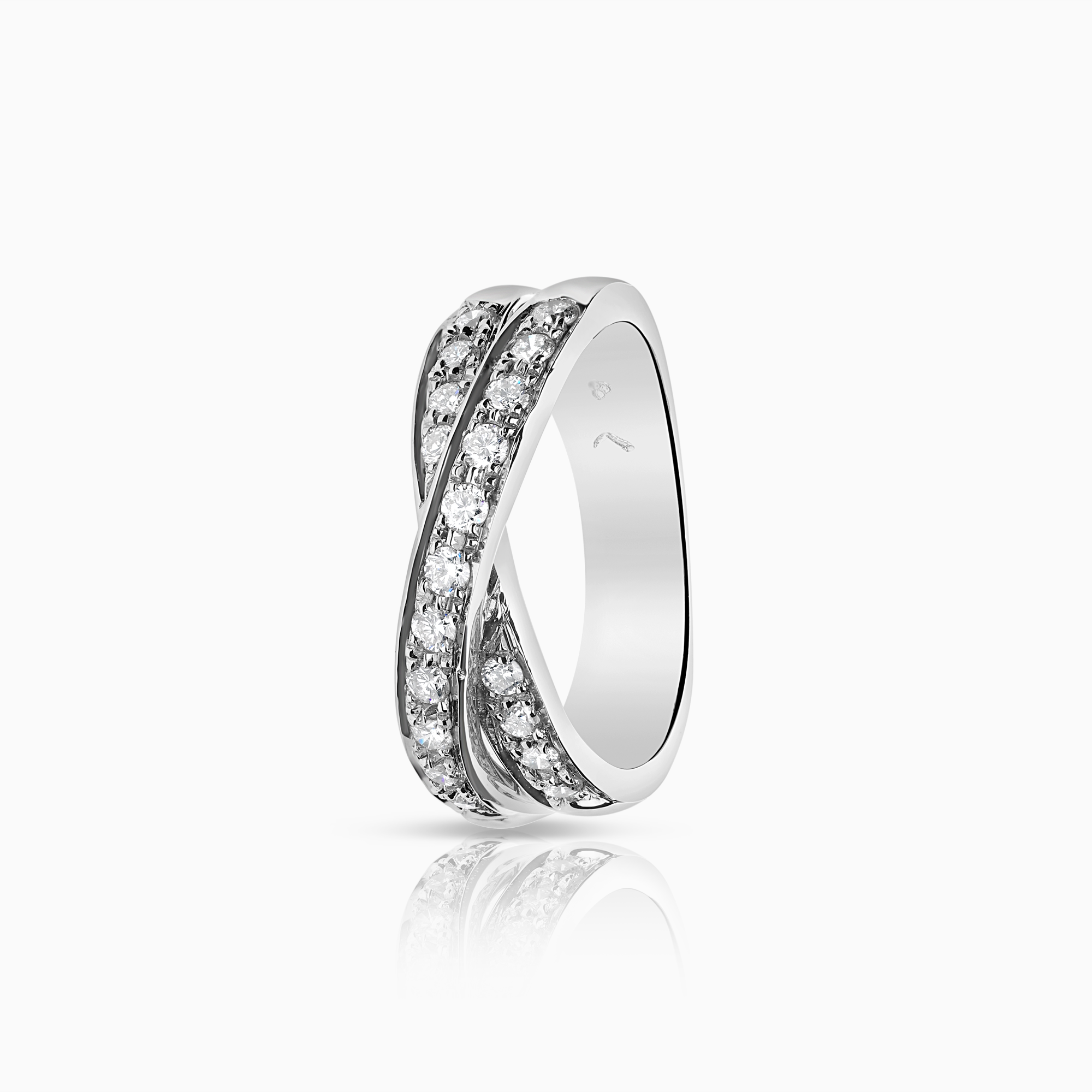 Diamantring 0,40ct 18K vitguld