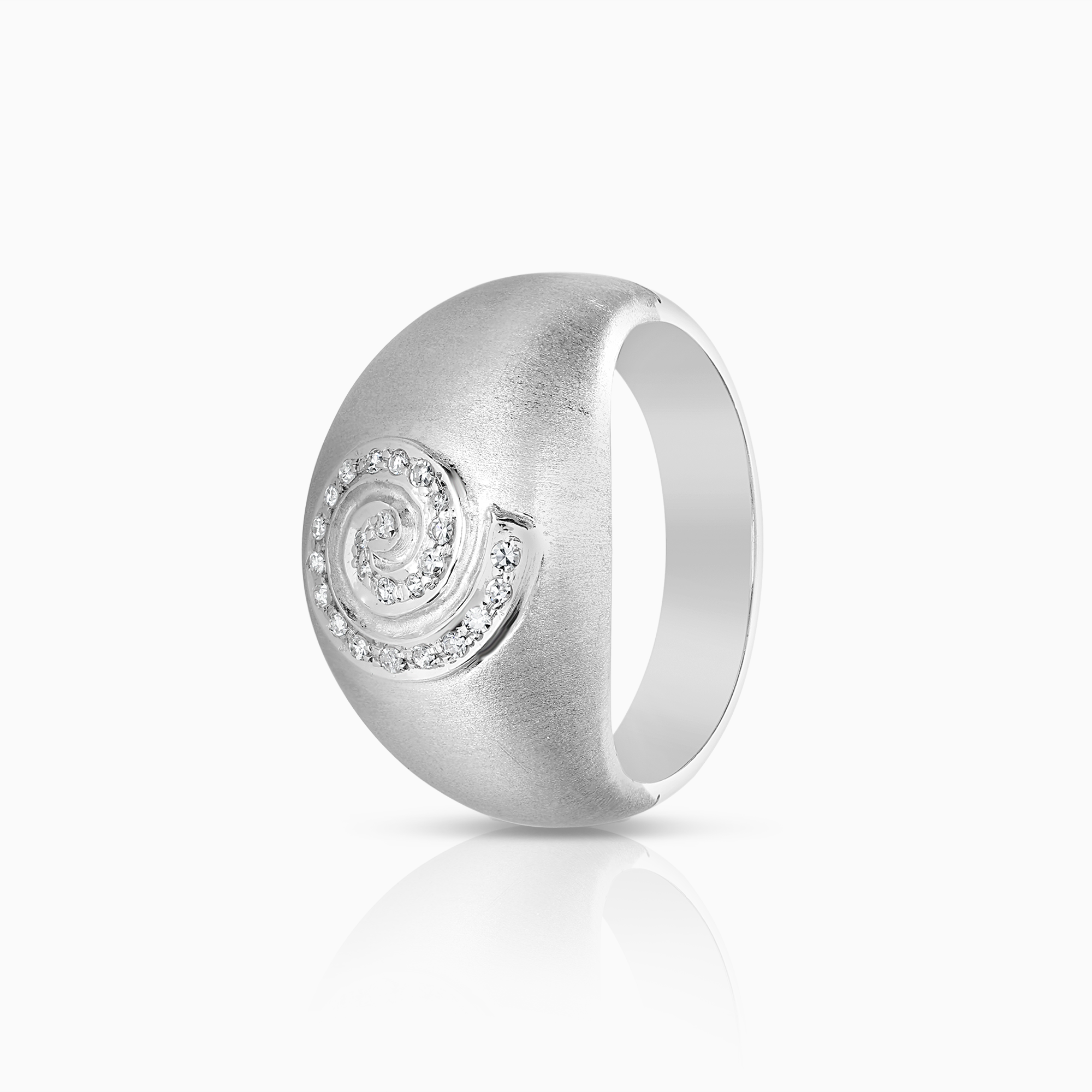 Diamantring 0,12ct 18K vitguld