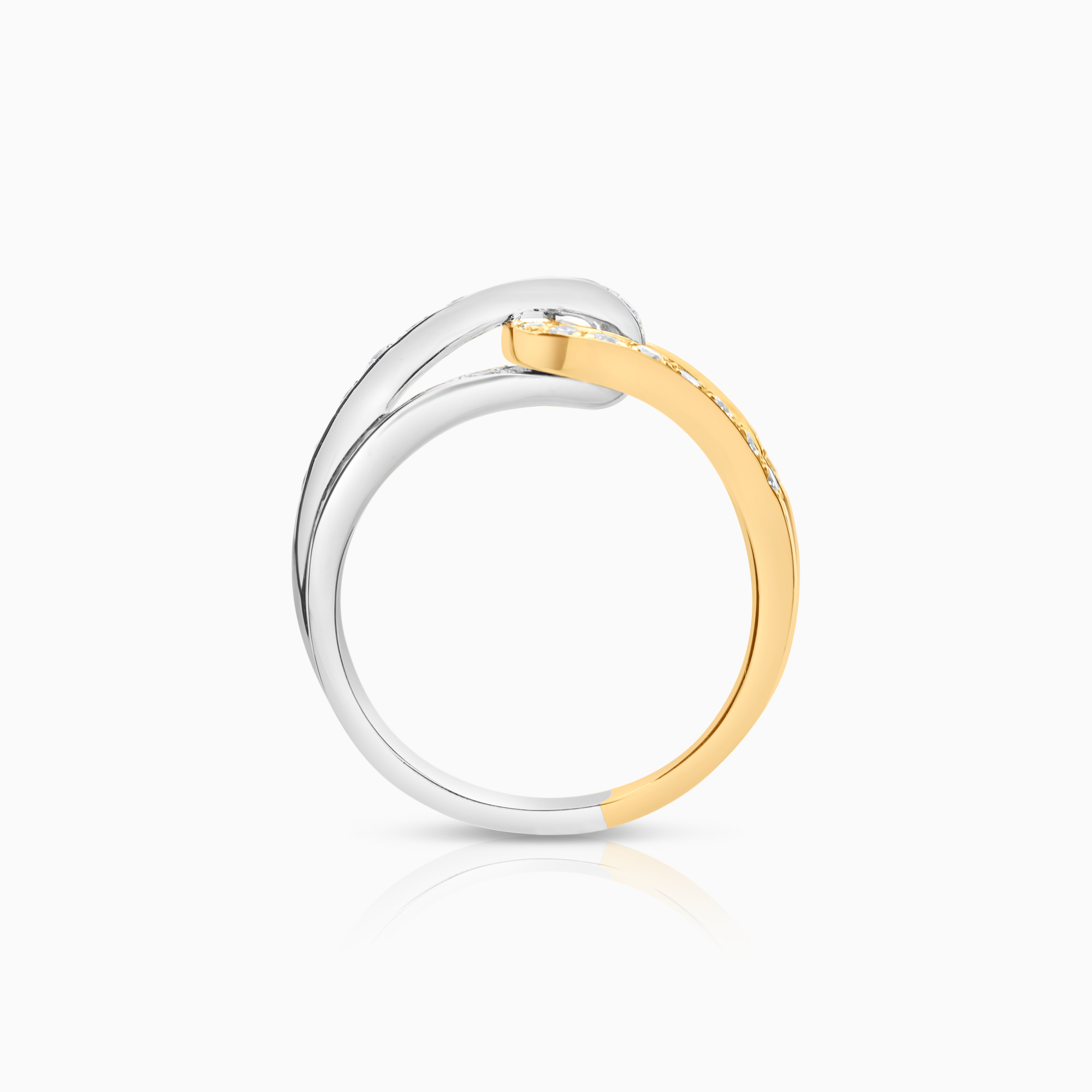 Diamantring 0,70ct 18K guld