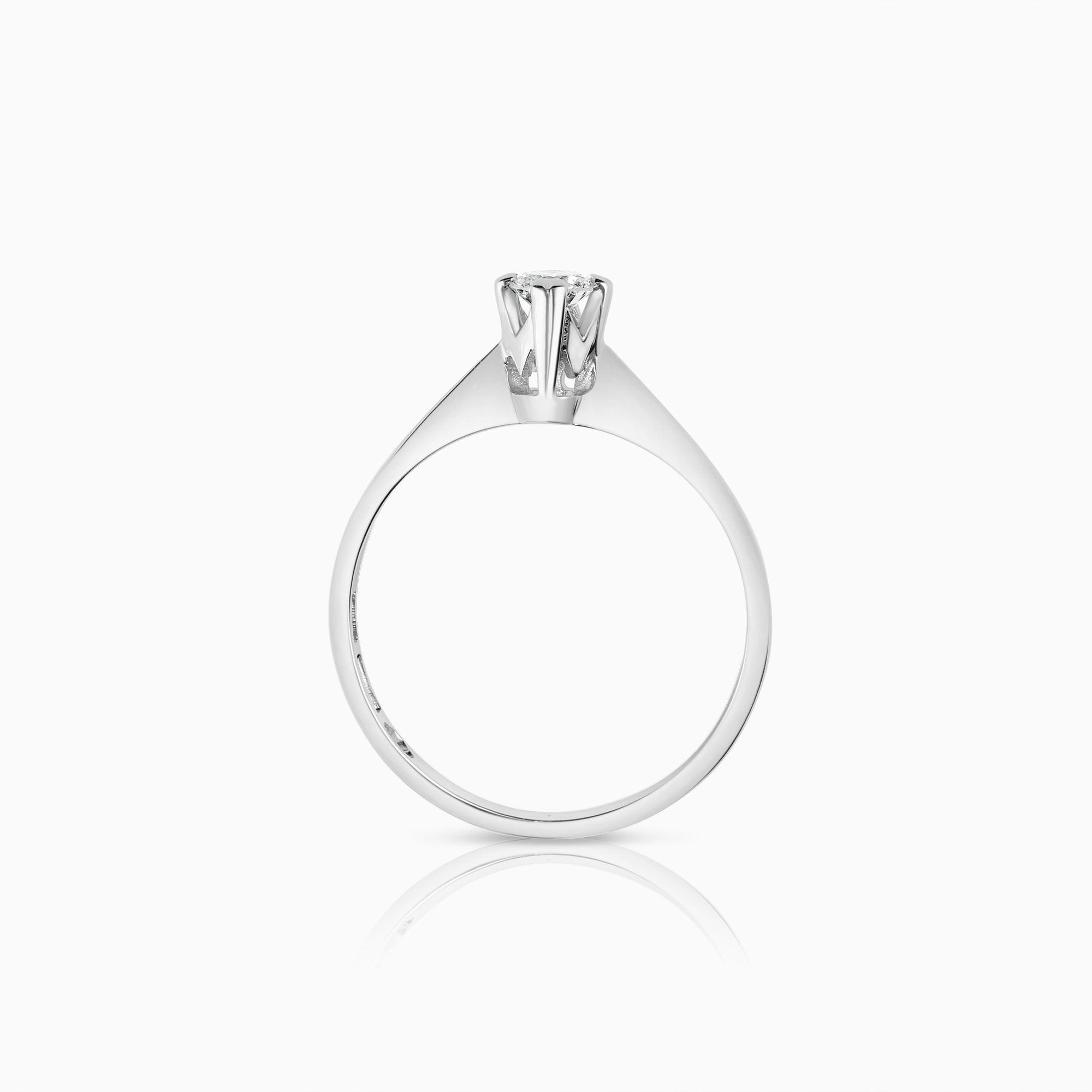 Solitärring 0,17ct 18K vitguld