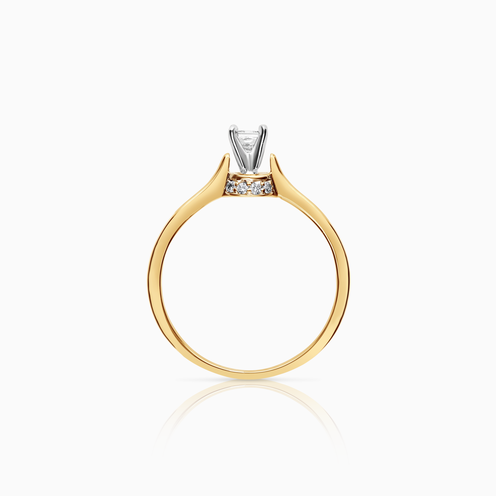 Solitärring 0,28ct 14K guld