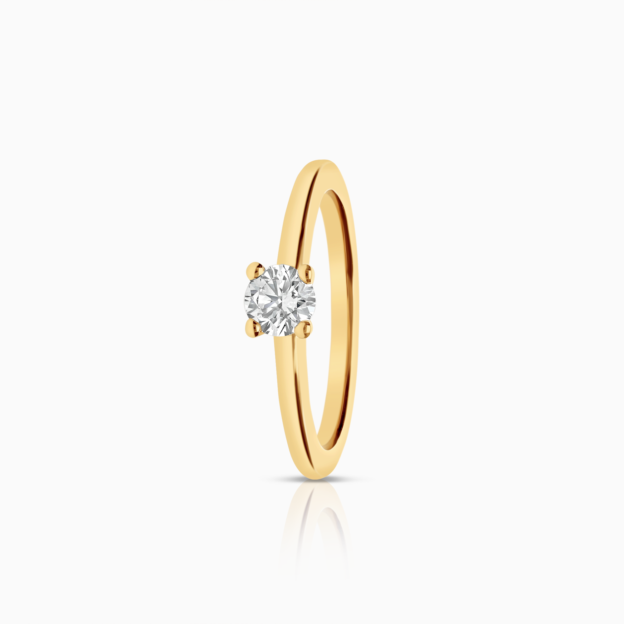 Solitärring 0,30ct 18K guld