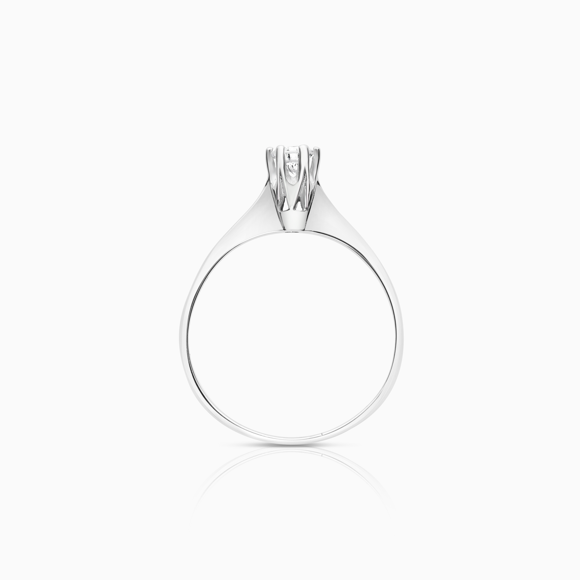 Solitärring 0,17ct 18K vitguld