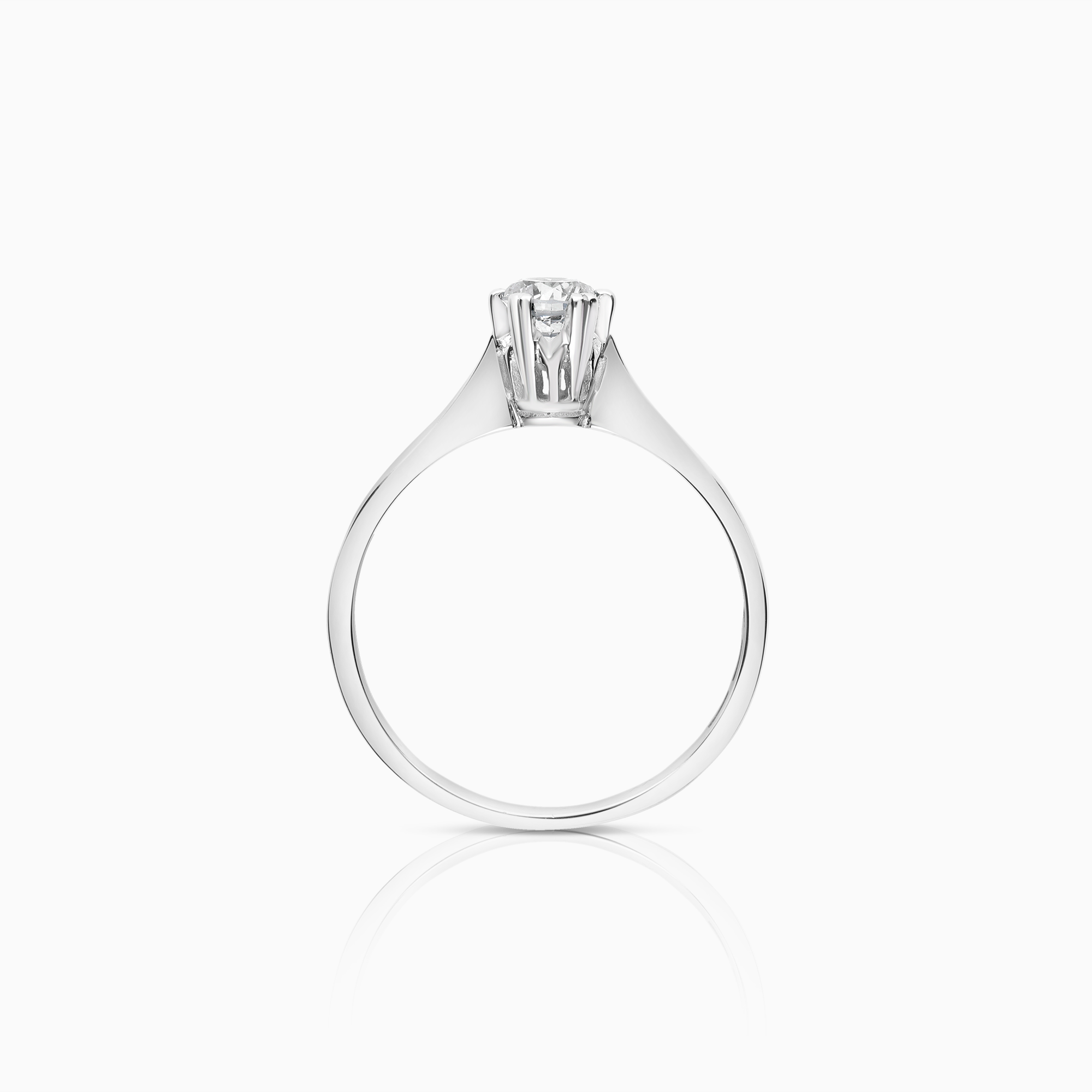 Solitärring 0,35ct 18K vitguld