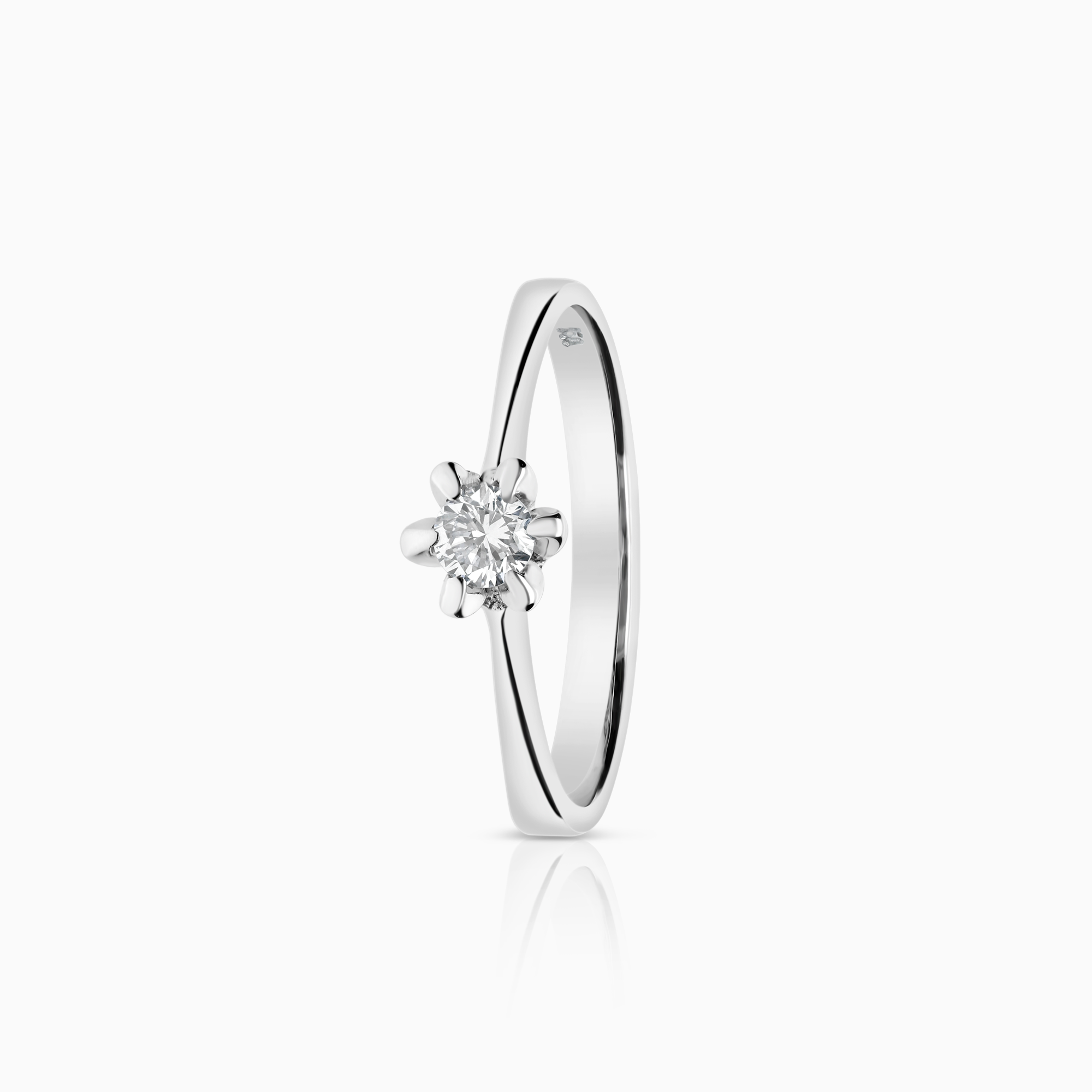 Solitärring 0,20ct 18K vitguld