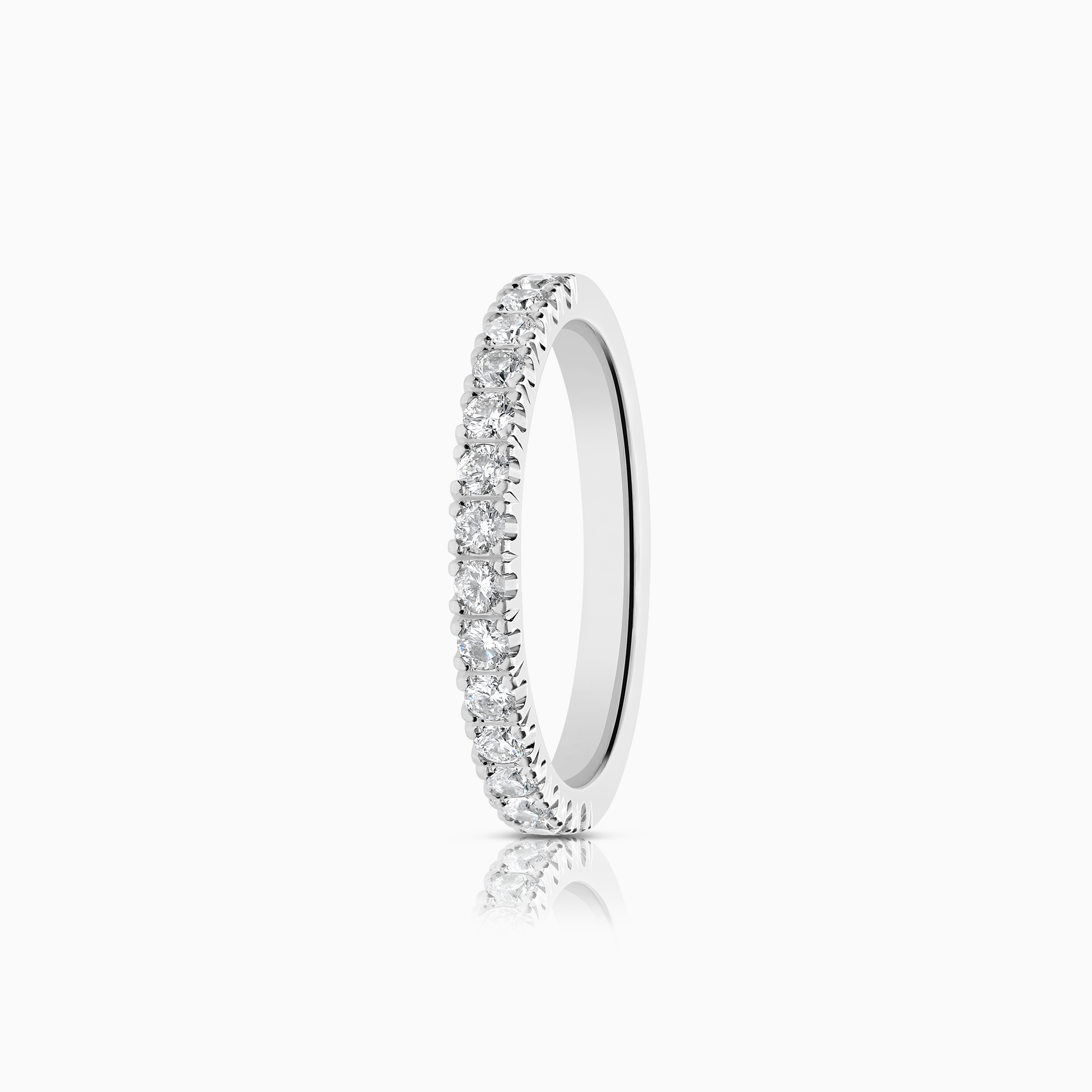 Alliansring 0,45ct 18K vitguld