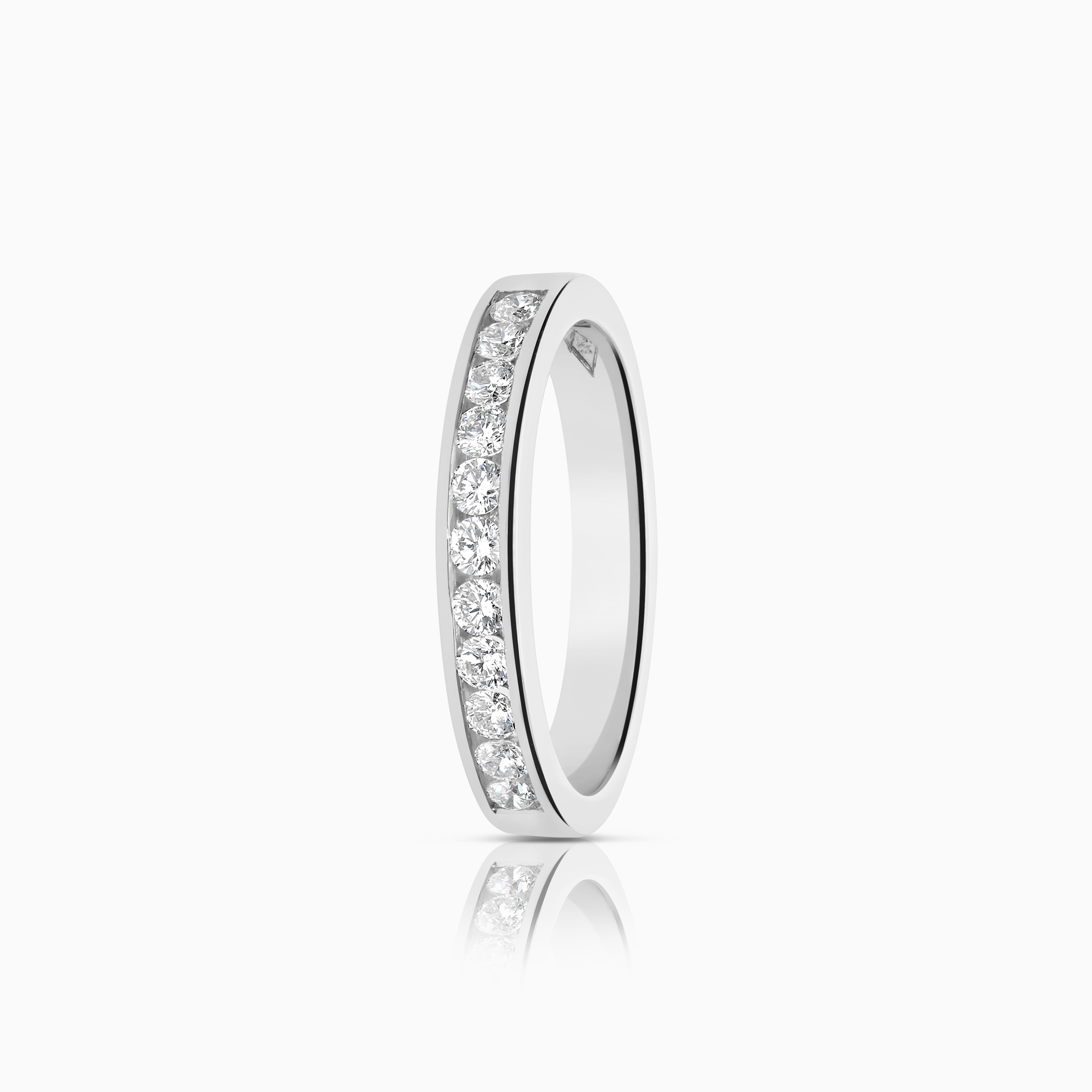Alliansring 0,27ct 18K vitguld