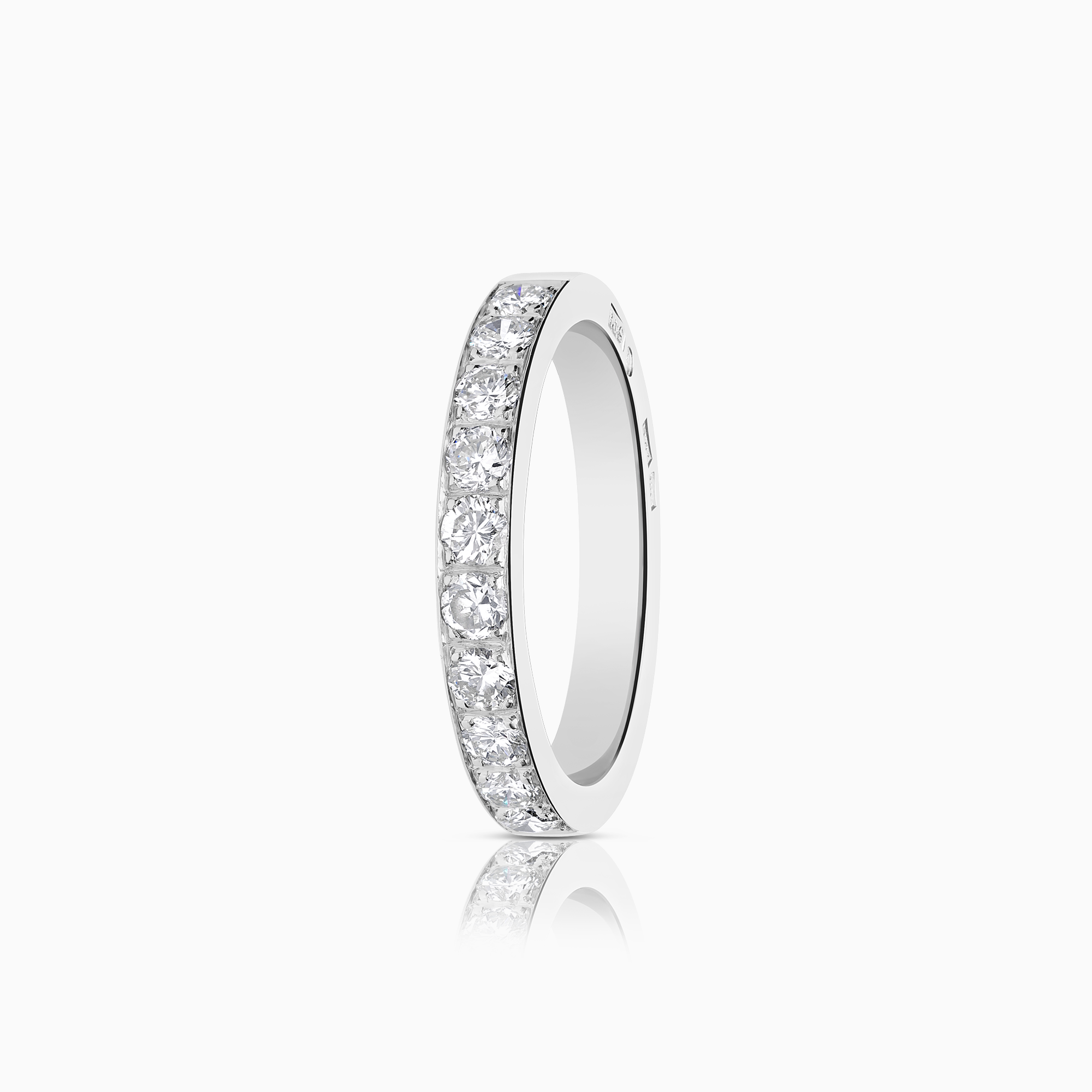 Alliansring 0,60ct 18K vitguld