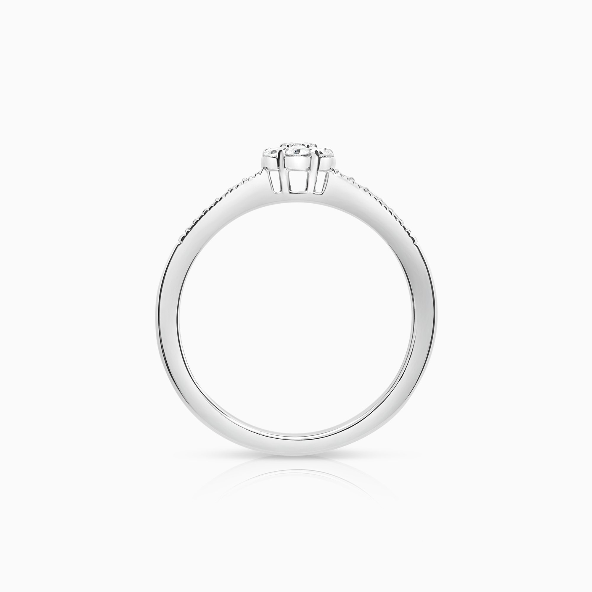 Diamantring 0,23ct 18K vitguld