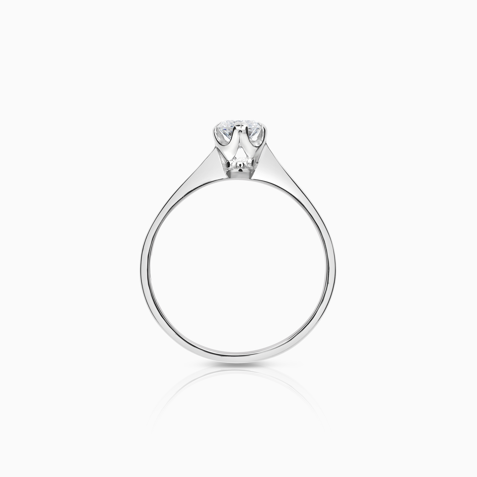 Solitärring 0,43ct 18K vitguld