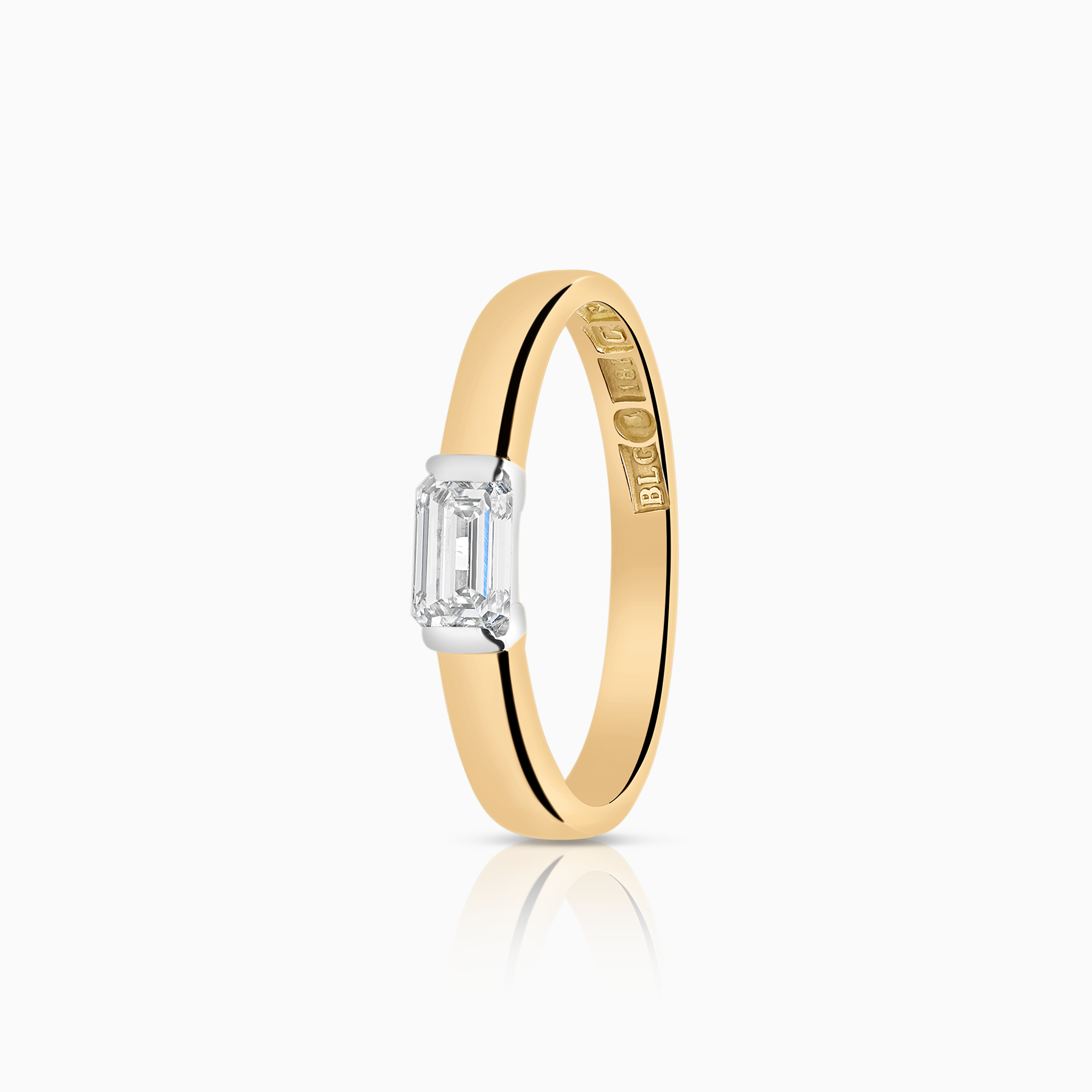 Solitärring 0,31ct 18K guld