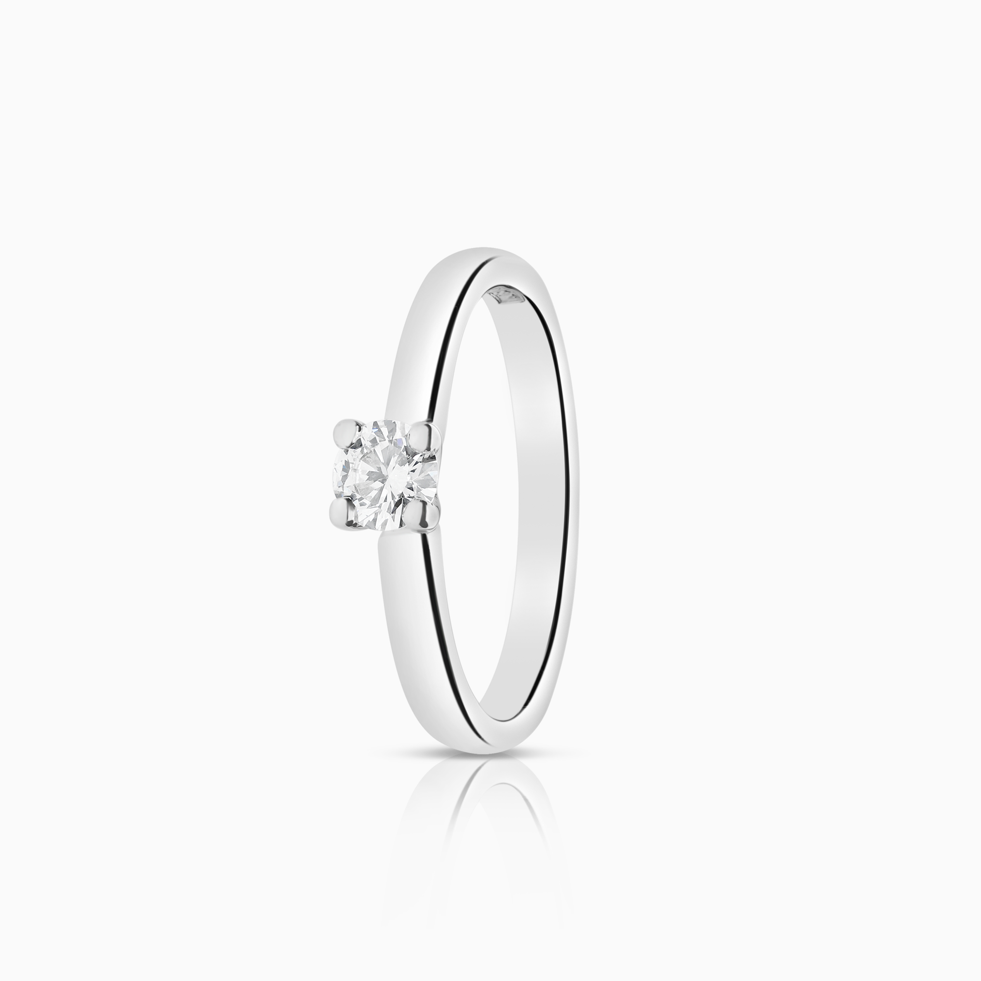 Solitärring 0,20ct 18K vitguld